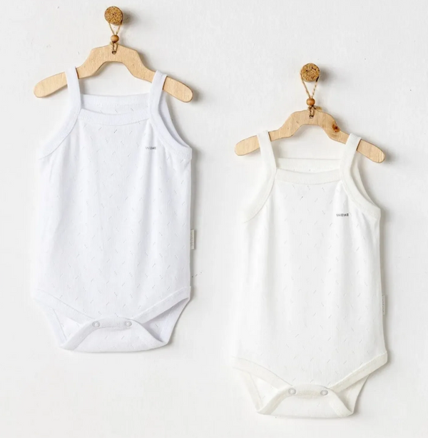 Andy Wawa Bebek Ekru Beyaz 2'li Body AC25553
