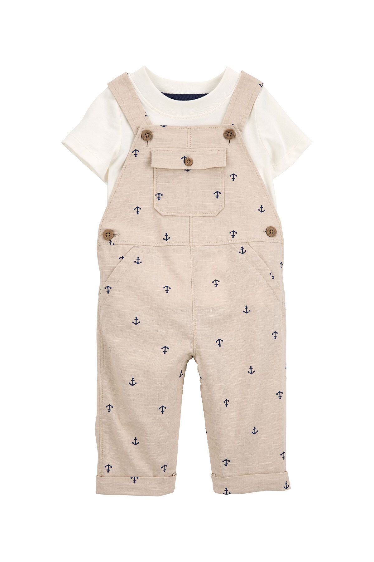 Carter's Erkek Bebek Salopet Set 2'li Paket 1S428510