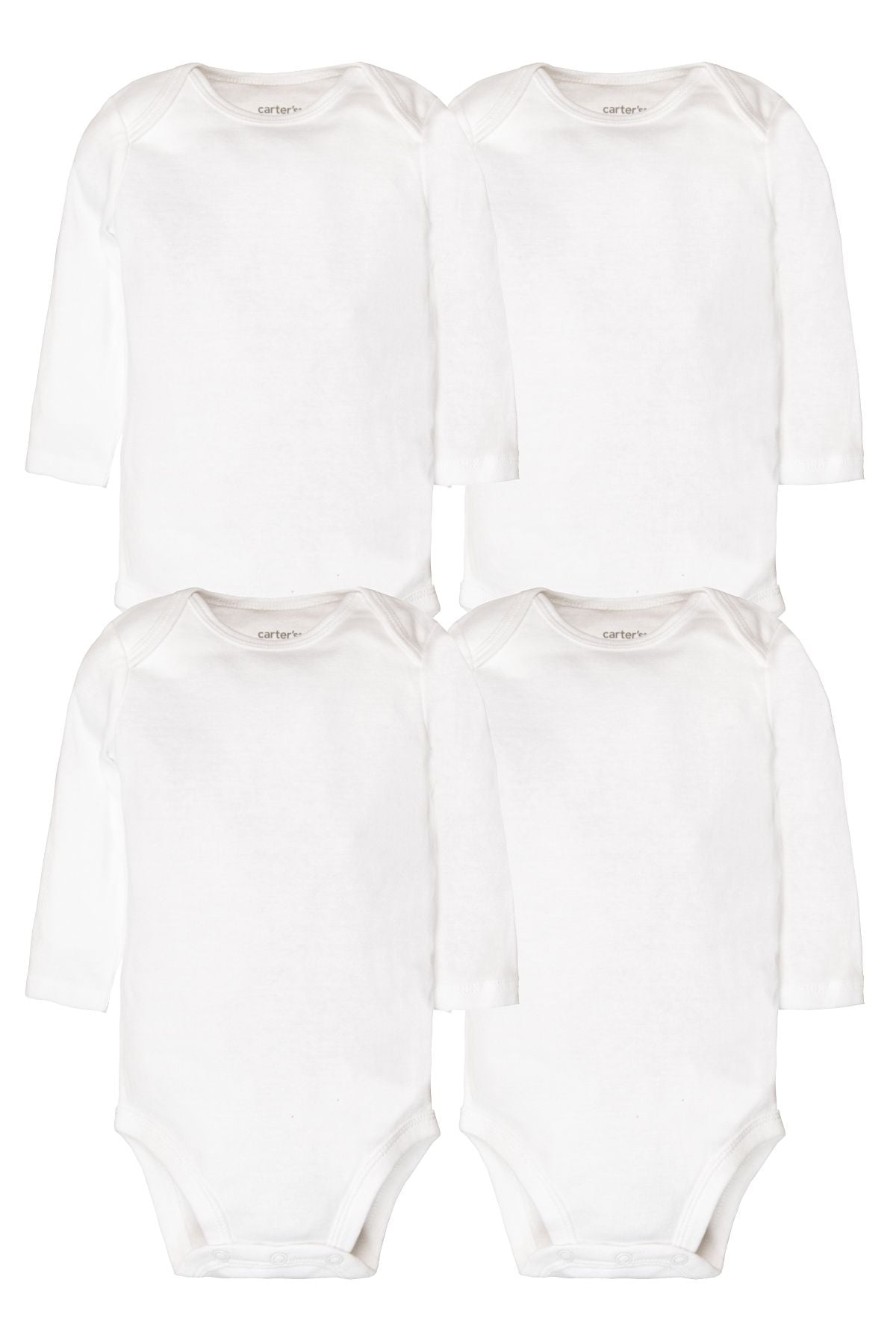 Carters Layette Bebek 4'lü Beyaz Body Set 1L930610B