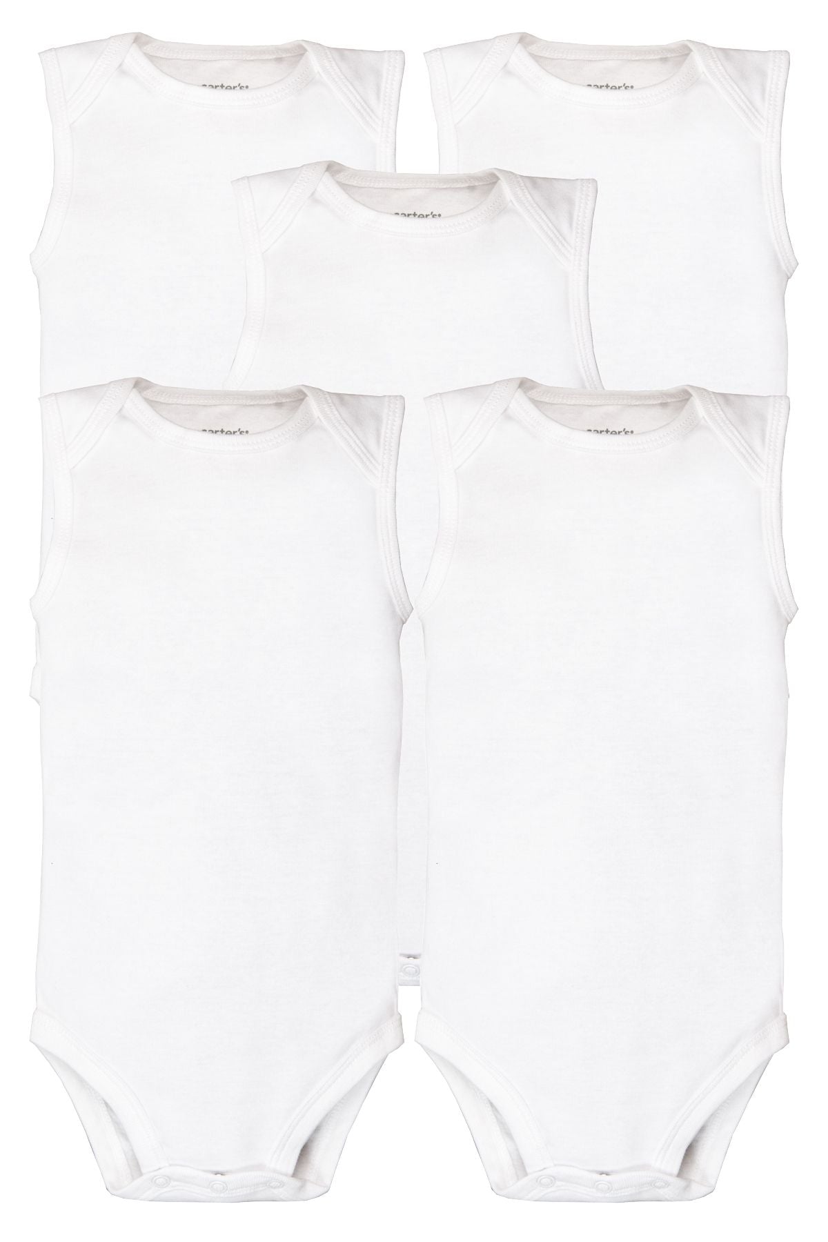 Carters Layette Bebek 5'li Beyaz Body Set 1L930410B