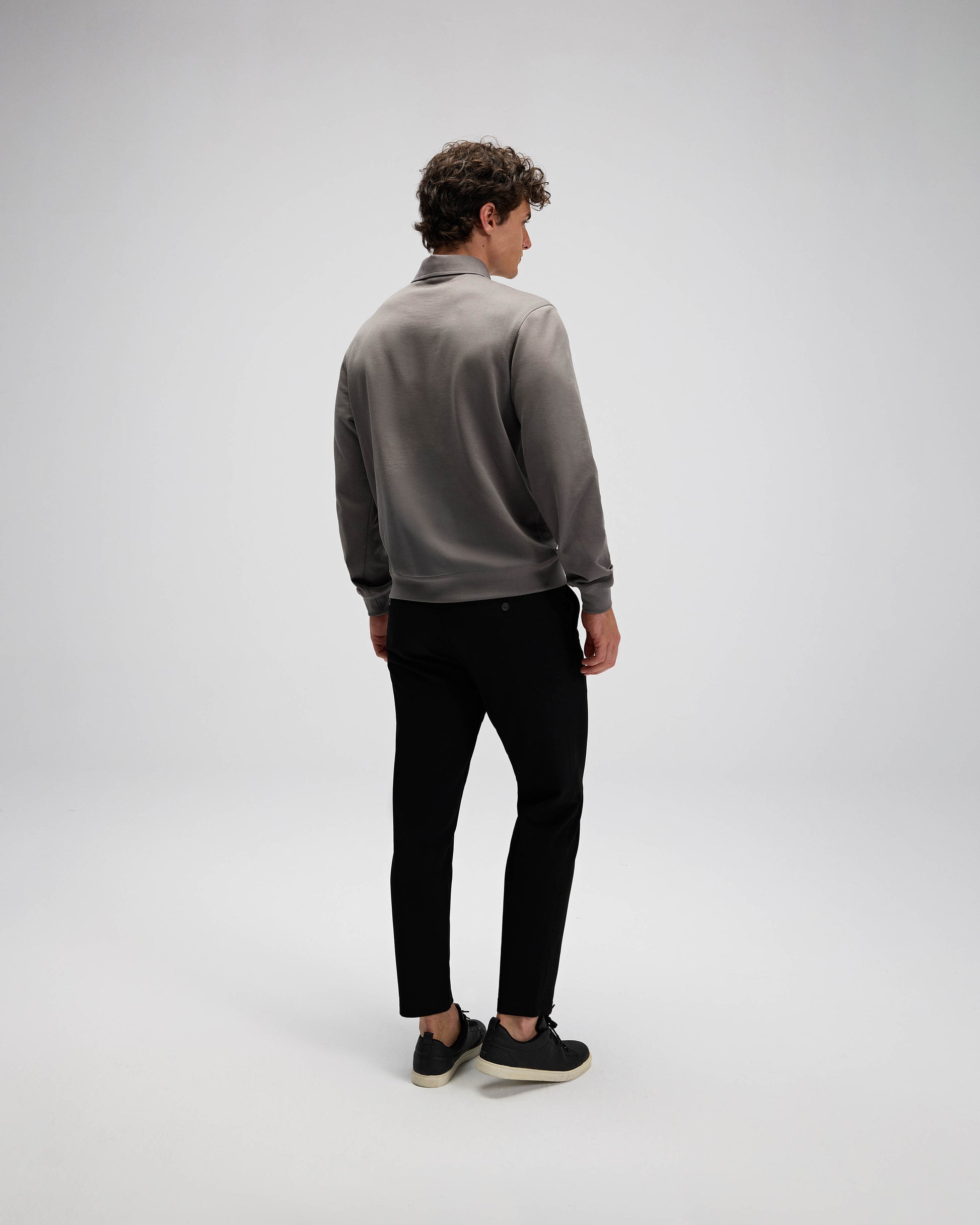 ELLESSE Erkek Antrasit Polo Sweatshirt EM607ANT