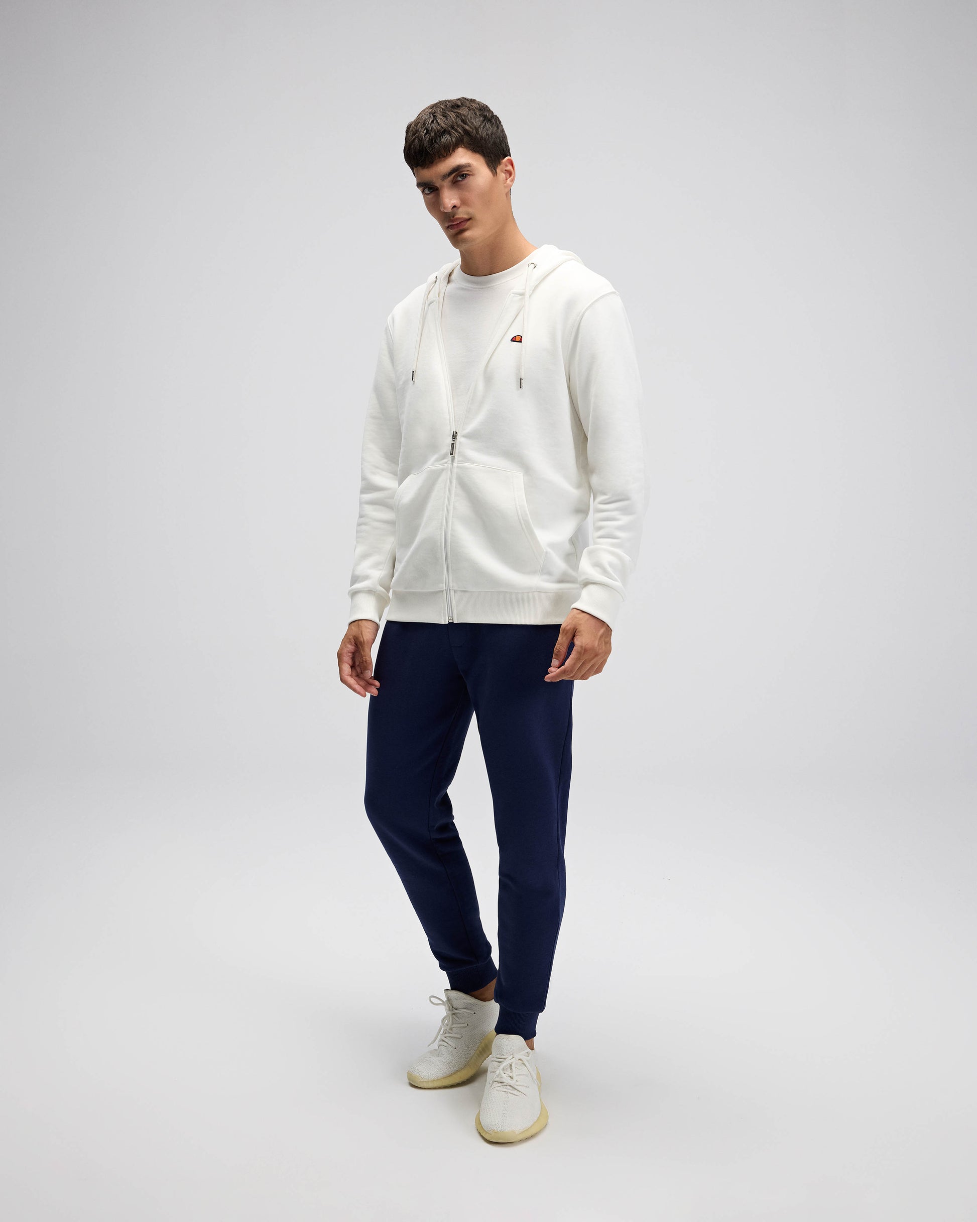 ELLESSE Erkek Beyaz Kapüşonlu Sweat EM581OF