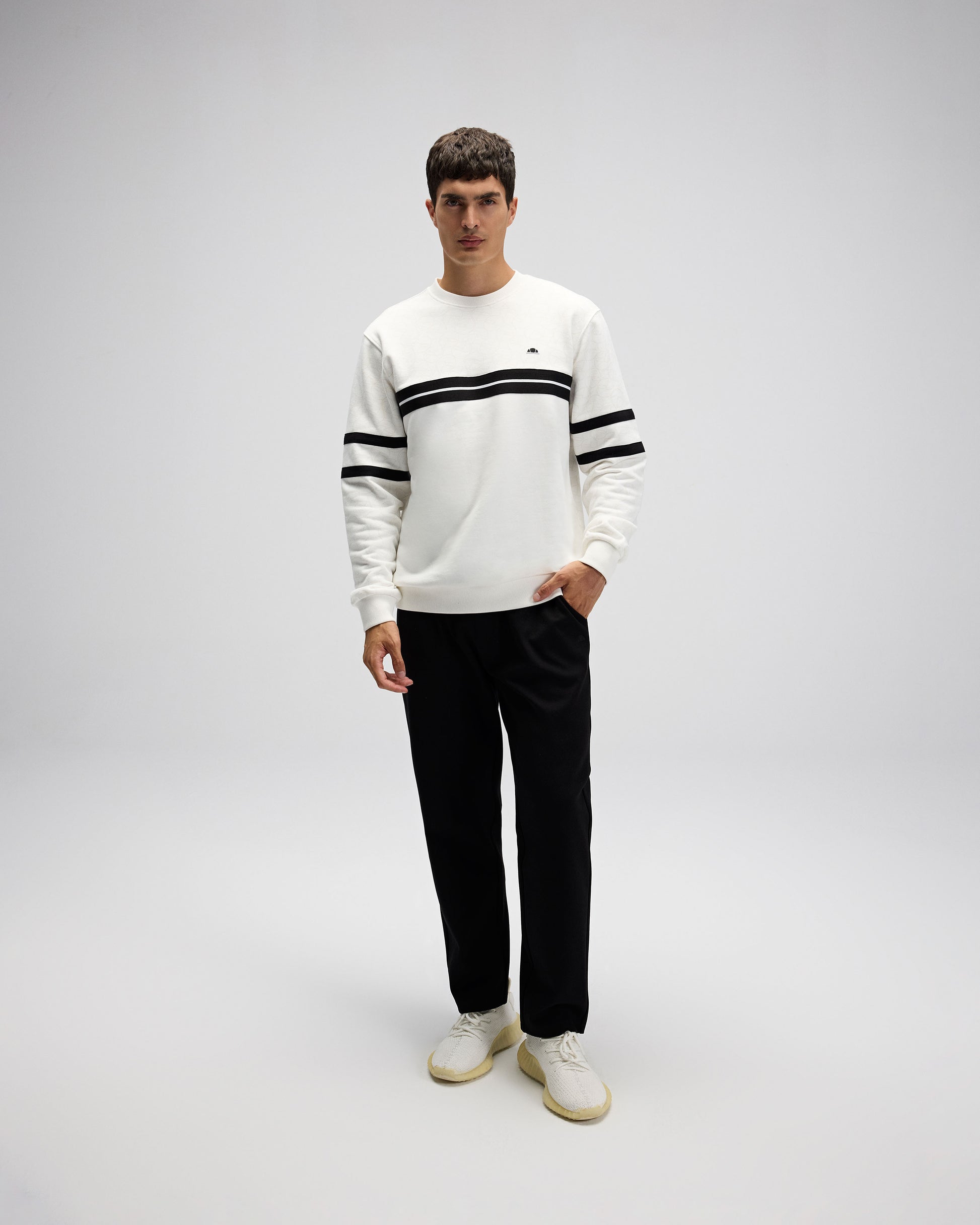 ELLESSE Erkek Beyaz Sweatshirt EM618OF