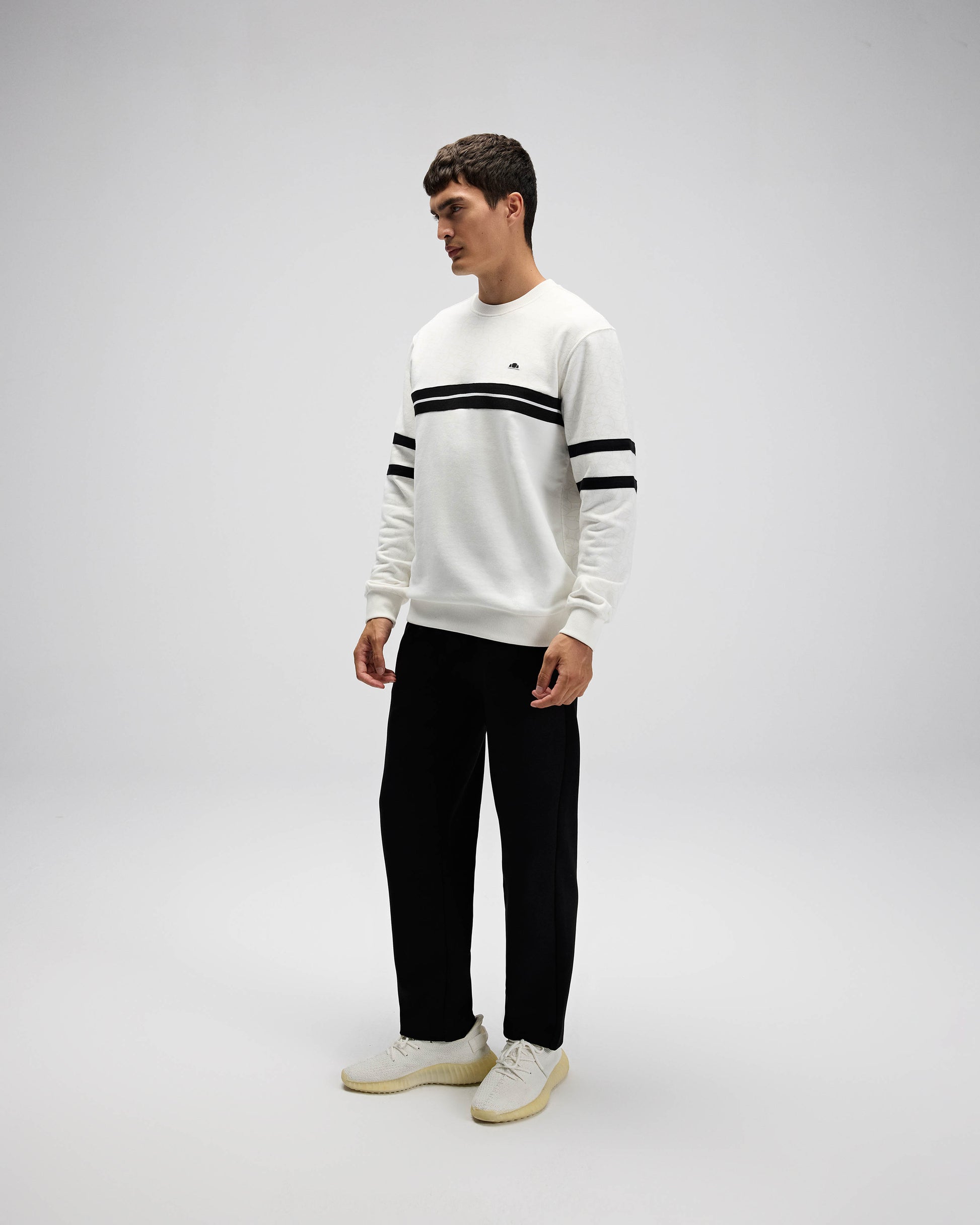 ELLESSE Erkek Beyaz Sweatshirt EM618OF