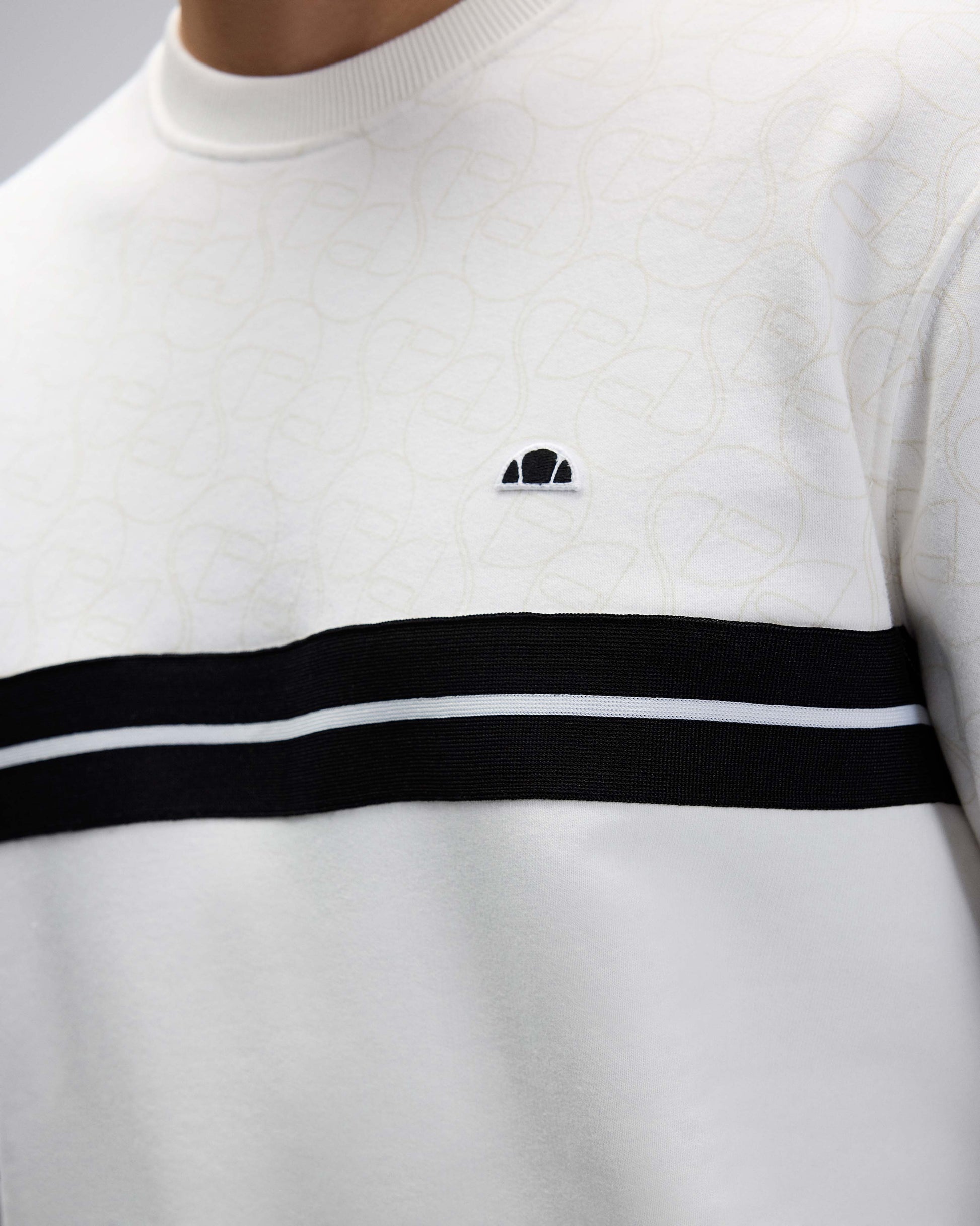 ELLESSE Erkek Beyaz Sweatshirt EM618OF
