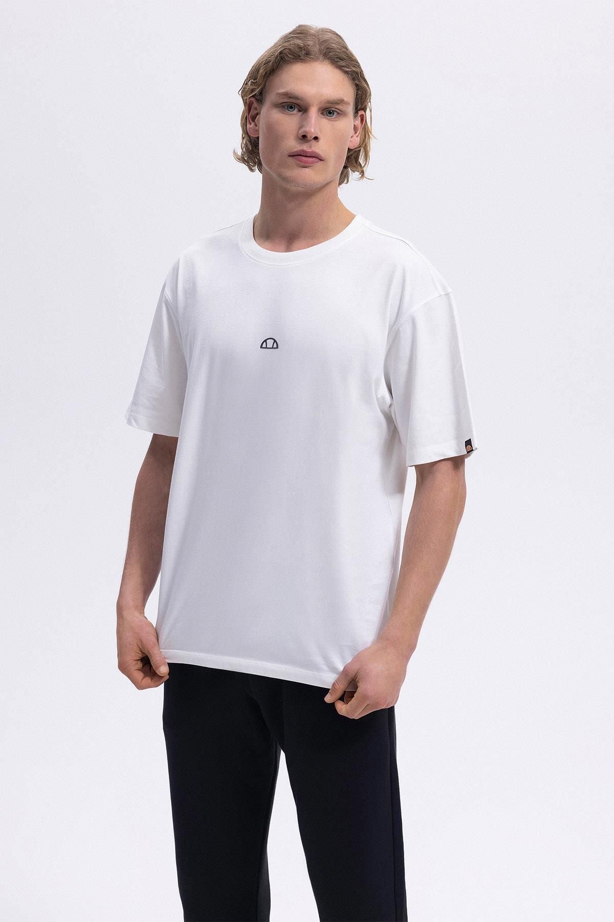 ELLESSE Erkek BEYAZ Tişört EM376