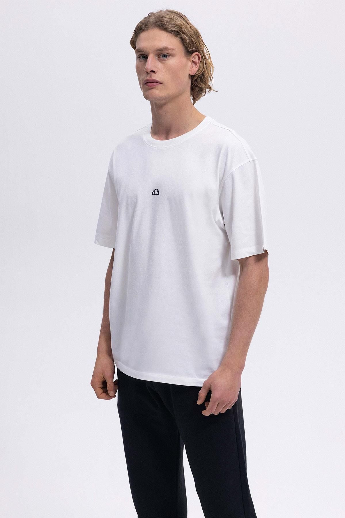 ELLESSE Erkek BEYAZ Tişört EM376