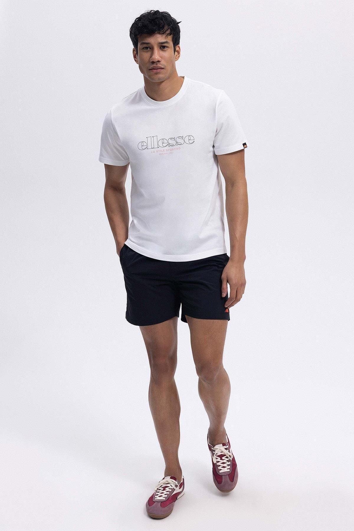 Ellesse Erkek Beyaz Tişört EM451