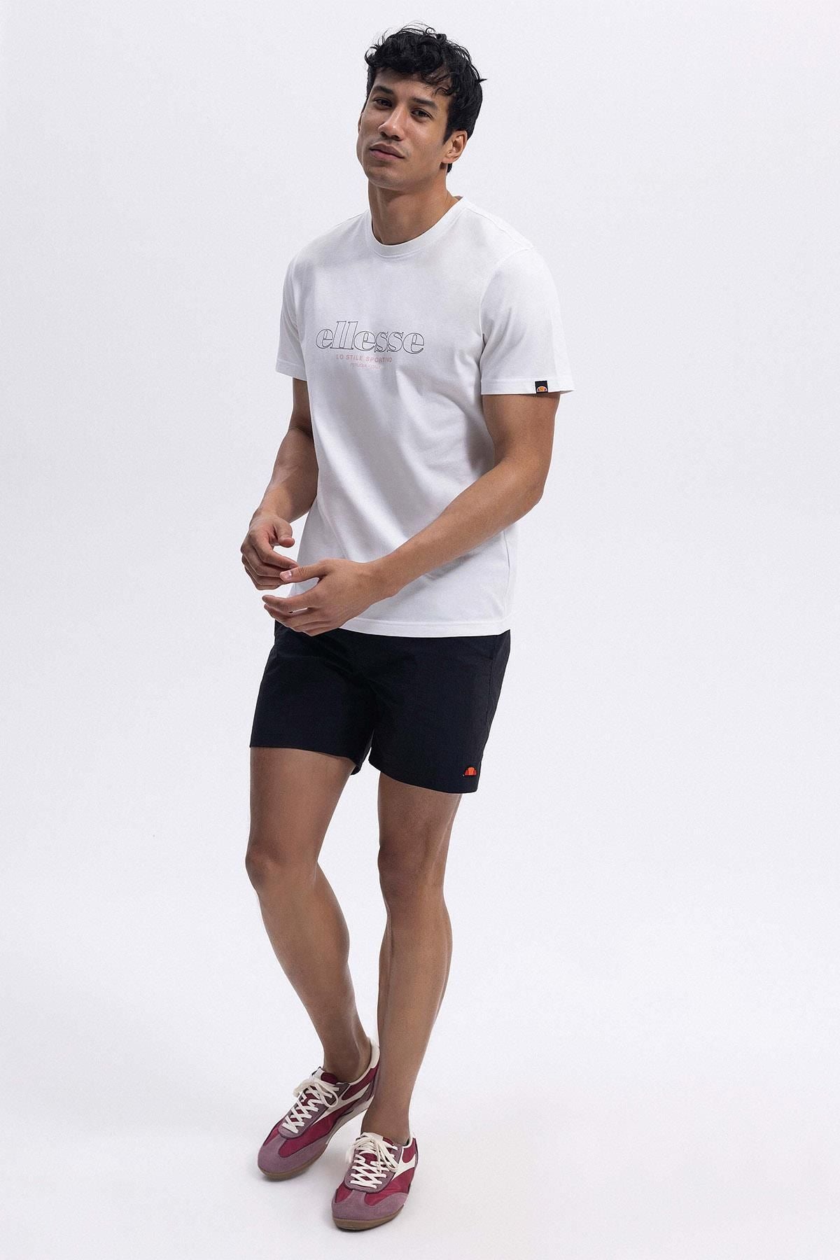 Ellesse Erkek Beyaz Tişört EM451