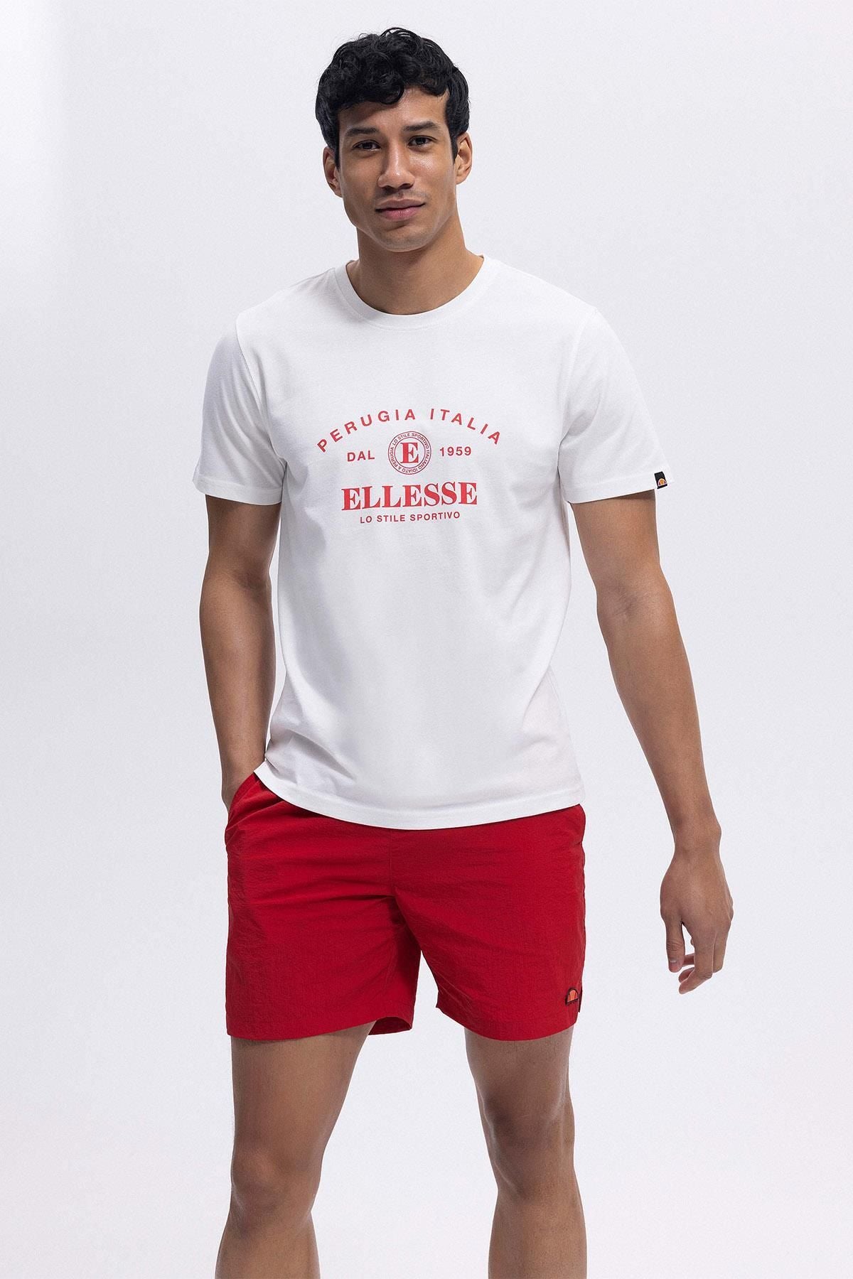 ELLESSE Erkek BEYAZ Tişört EM453