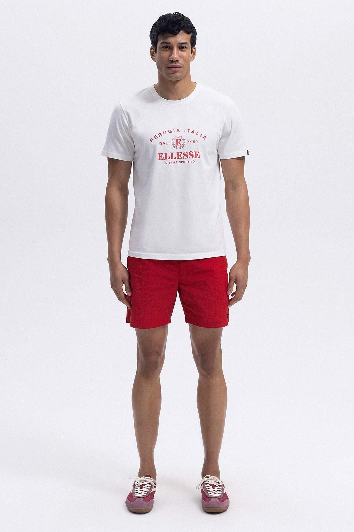 ELLESSE Erkek BEYAZ Tişört EM453