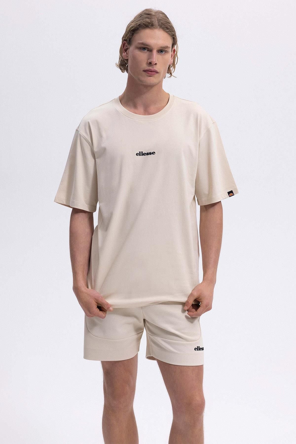 ELLESSE Erkek Ekru Tişört EM391