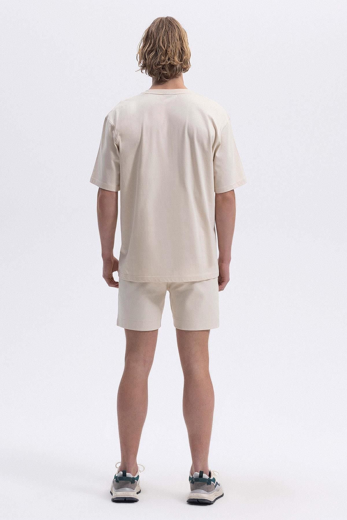 ELLESSE Erkek Ekru Tişört EM391