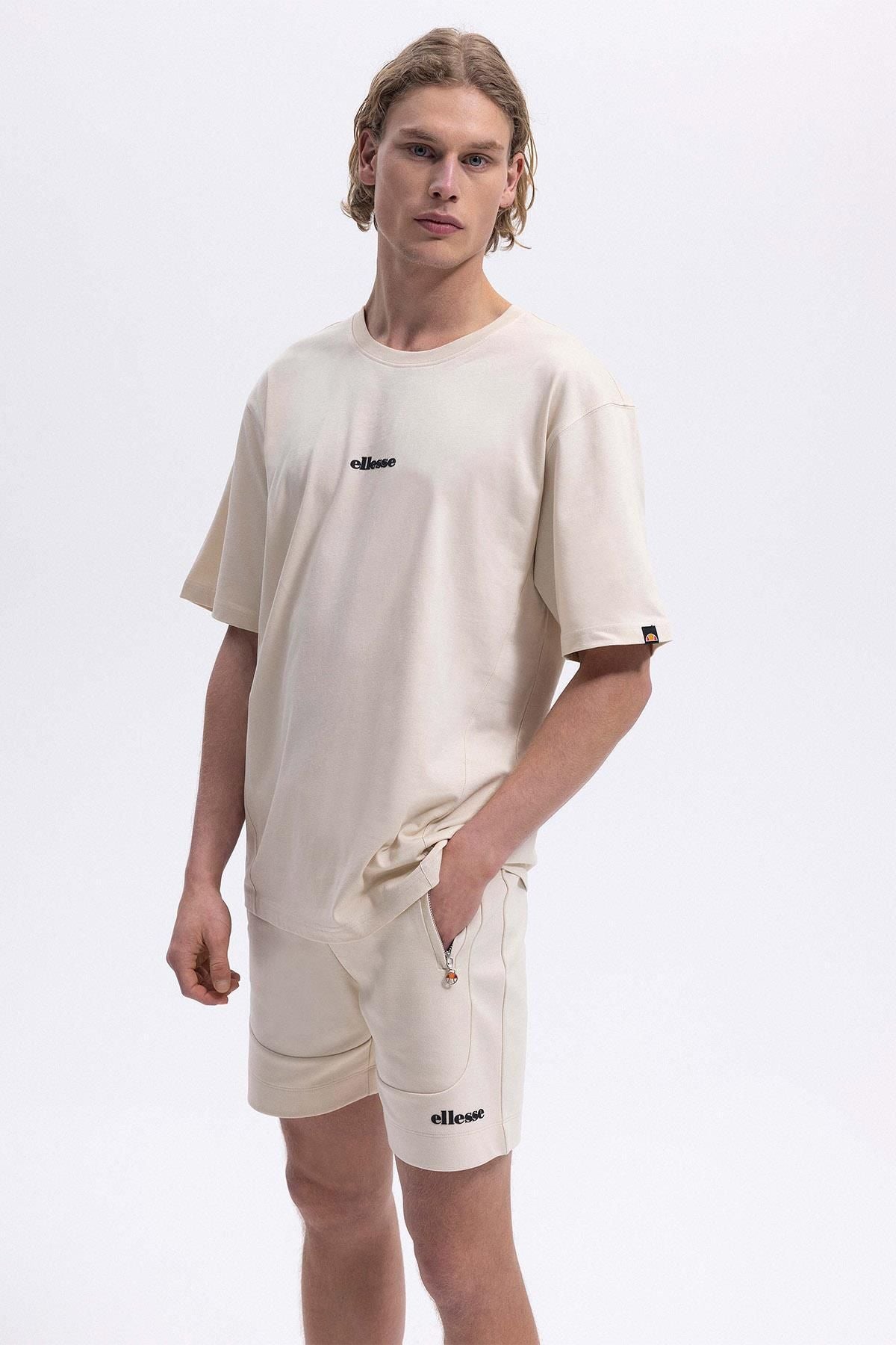 ELLESSE Erkek Ekru Tişört EM391
