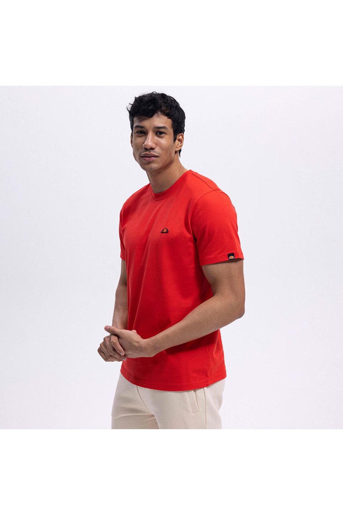 Ellesse Erkek Bisiklet Yaka Kırmızı Tişört EM461RD