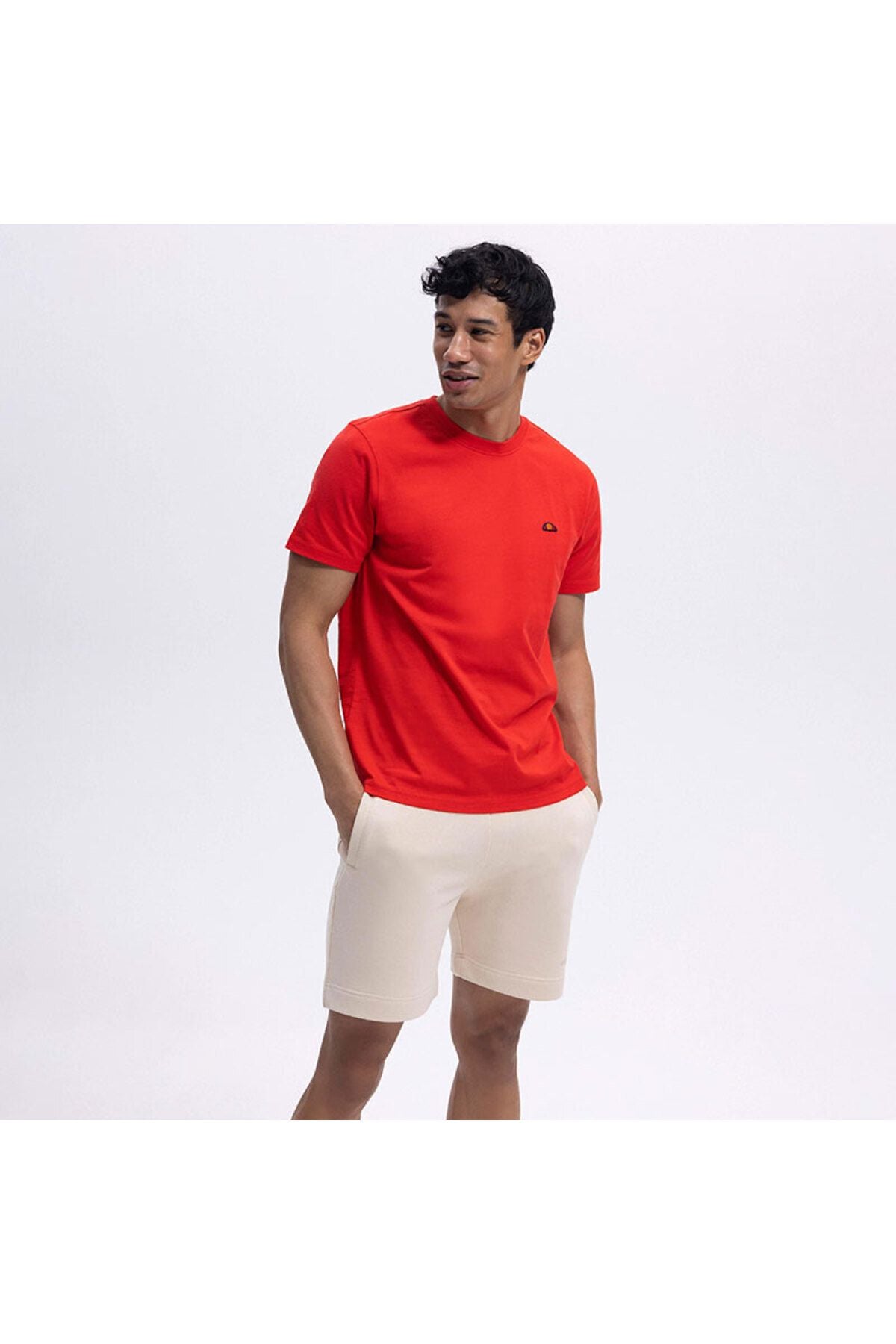 Ellesse Erkek Bisiklet Yaka Kırmızı Tişört EM461RD