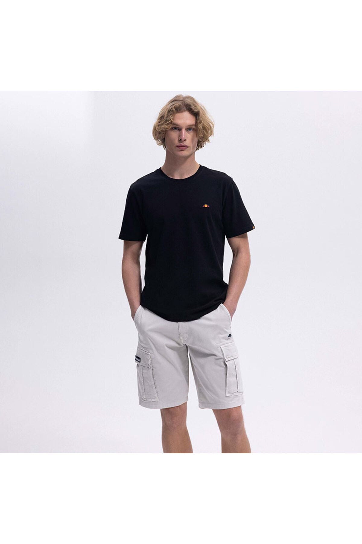 Ellesse Erkek Bisiklet Yaka Siyah Tişört EM461BK