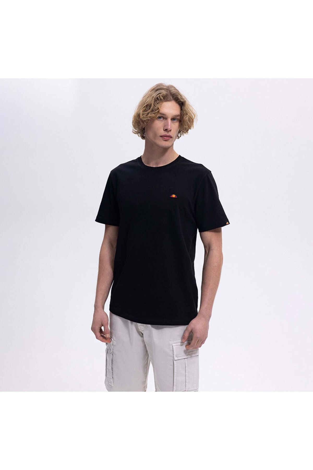 Ellesse Erkek Bisiklet Yaka Siyah Tişört EM461BK