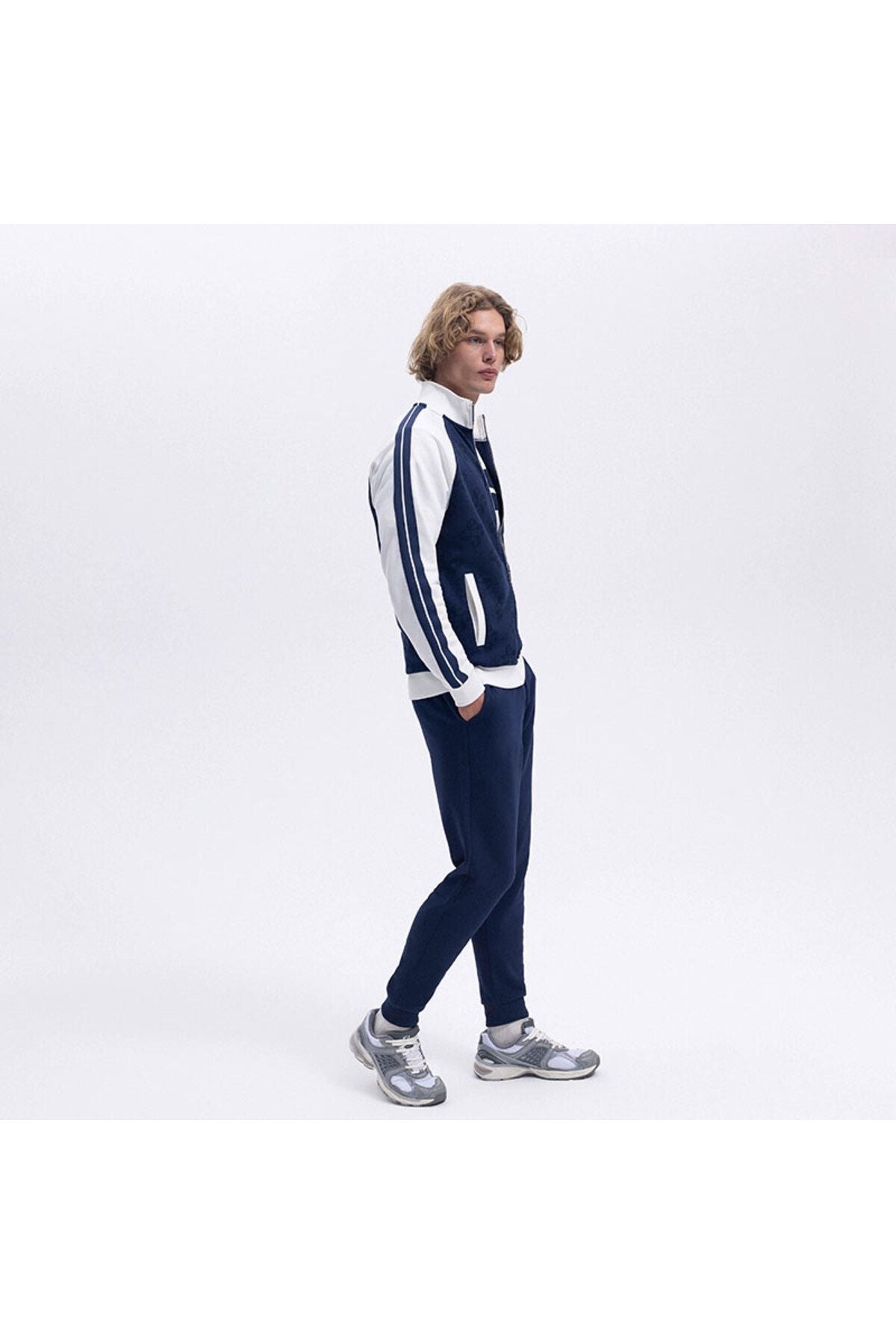 Ellesse Erkek Fermuarlı Lacivert Sweat EM357NV