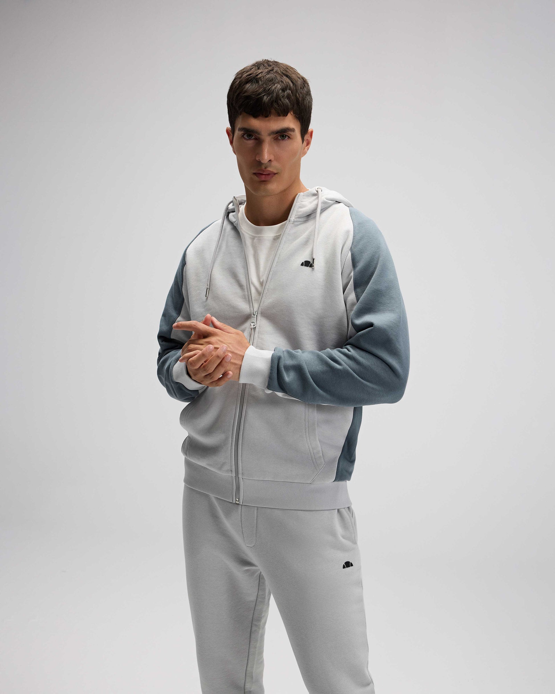 ELLESSE Erkek Gri Kapüşonlu Sweat EM560GI