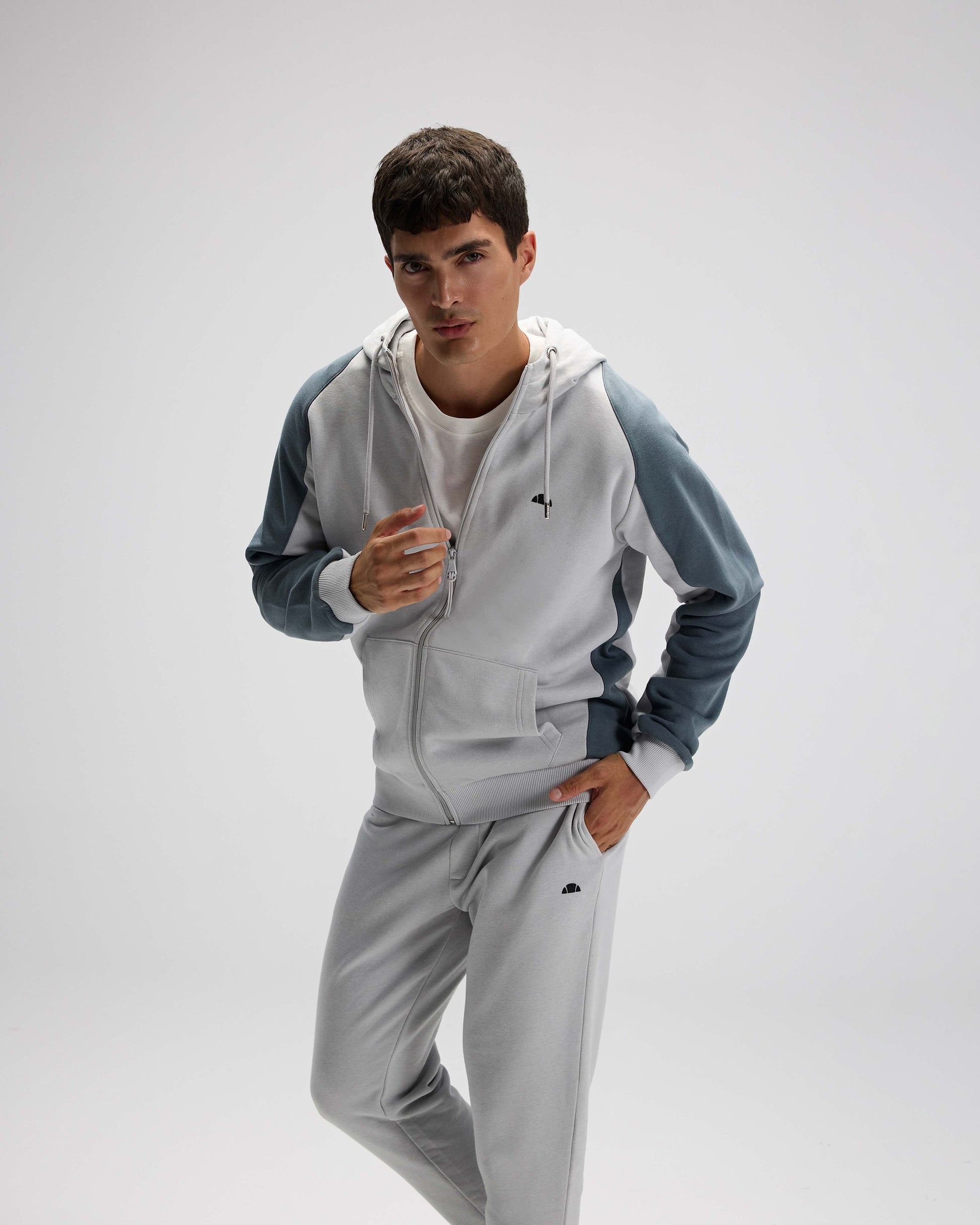 ELLESSE Erkek Gri Kapüşonlu Sweat EM560GI