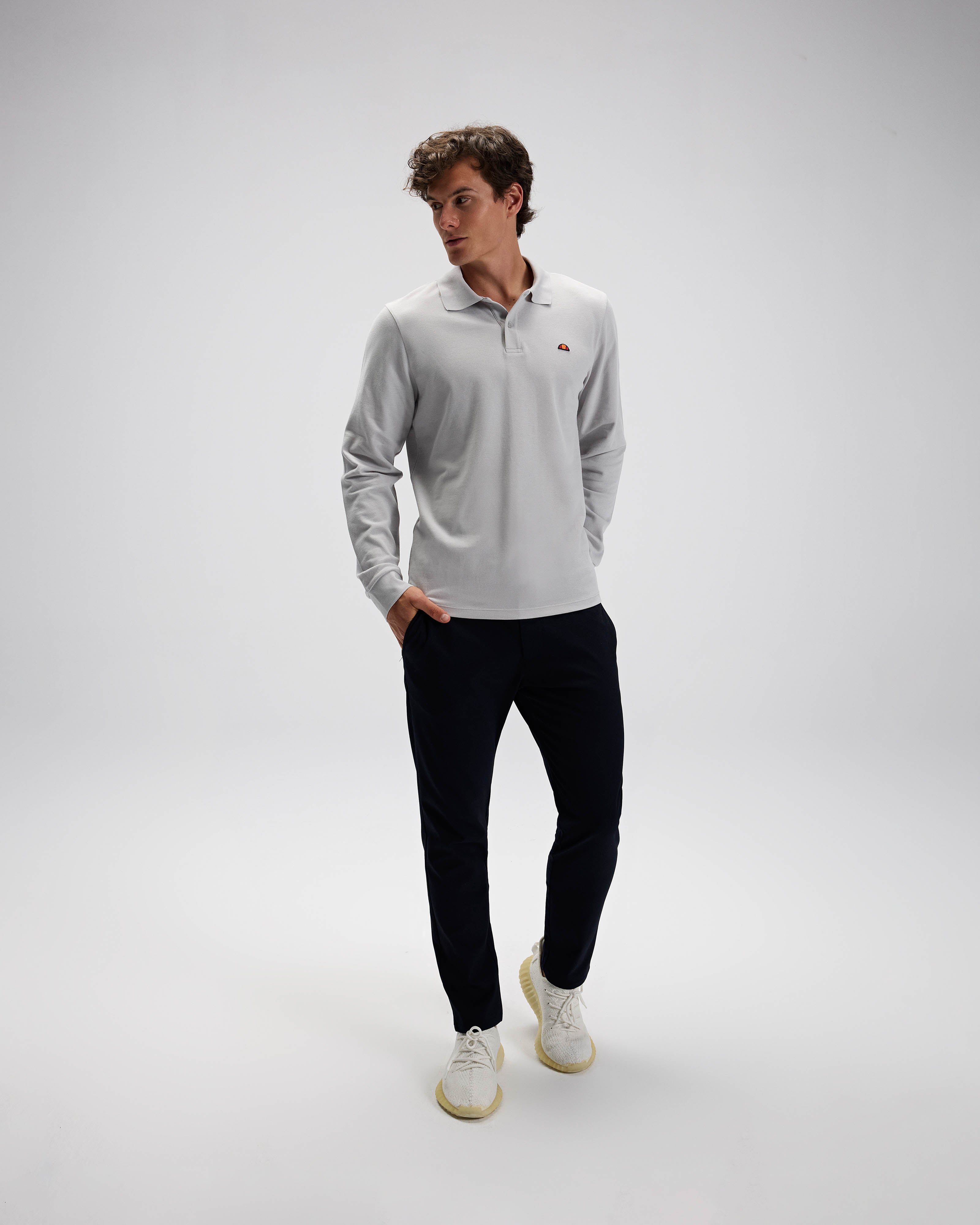 ELLESSE Erkek Gri Polo Sweatshirt EM582GI