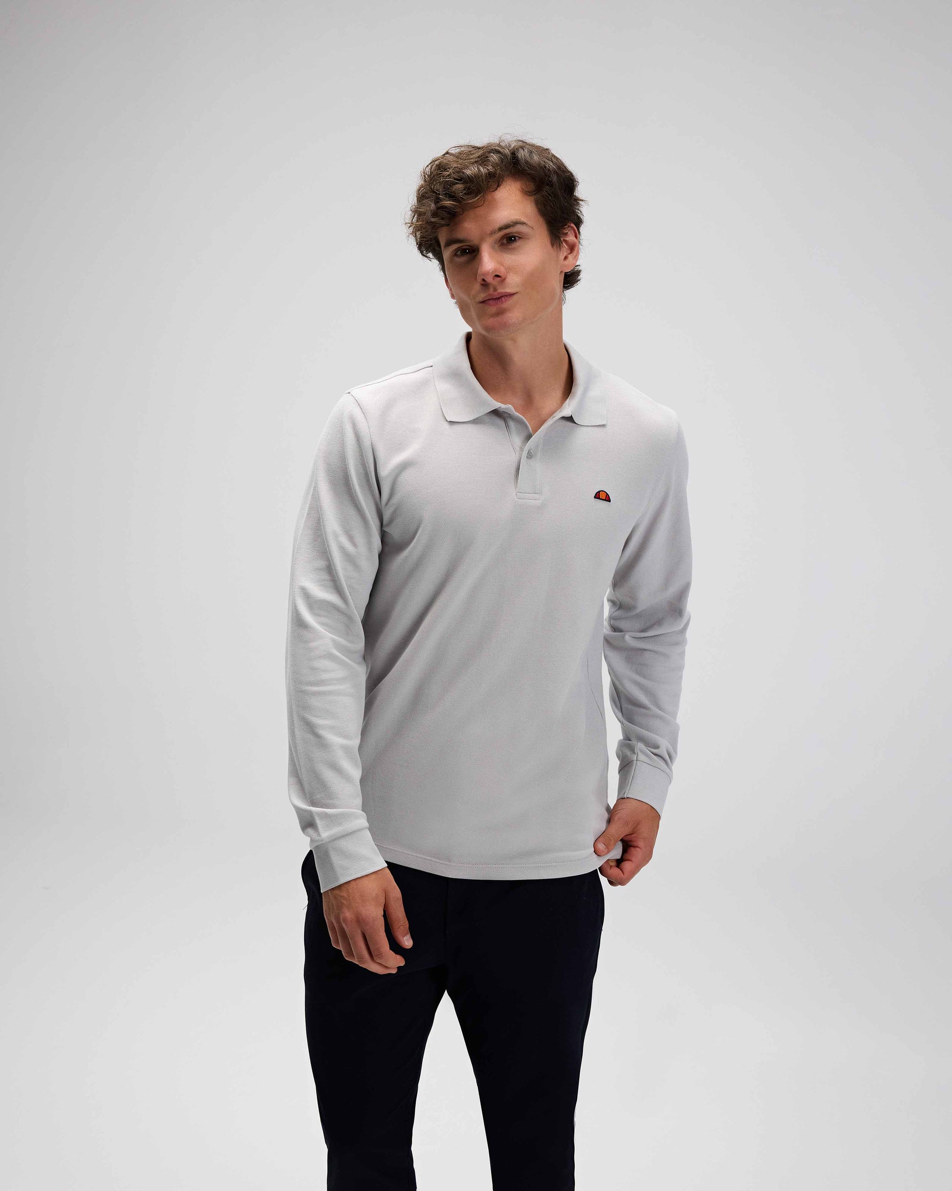 ELLESSE Erkek Gri Polo Sweatshirt EM582GI