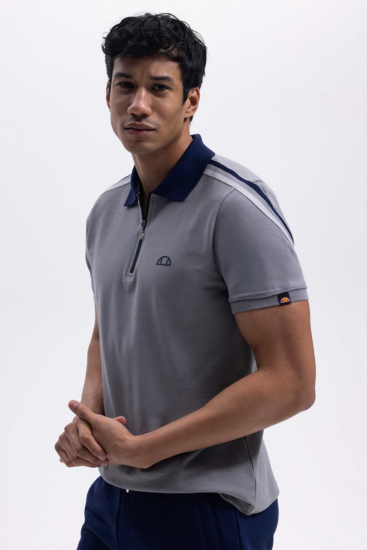 Ellesse Erkek Gri Polo Yaka Tişört EM169