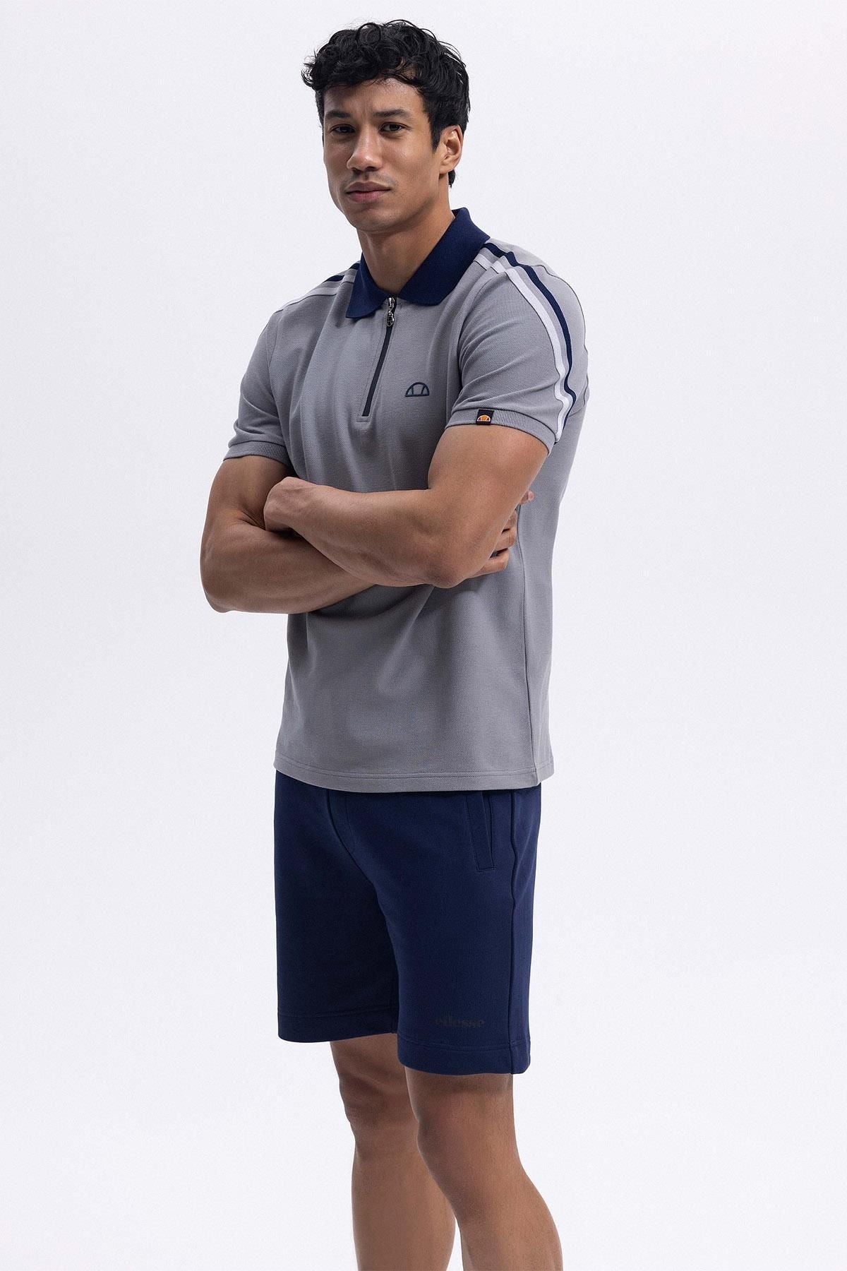 Ellesse Erkek Gri Polo Yaka Tişört EM169