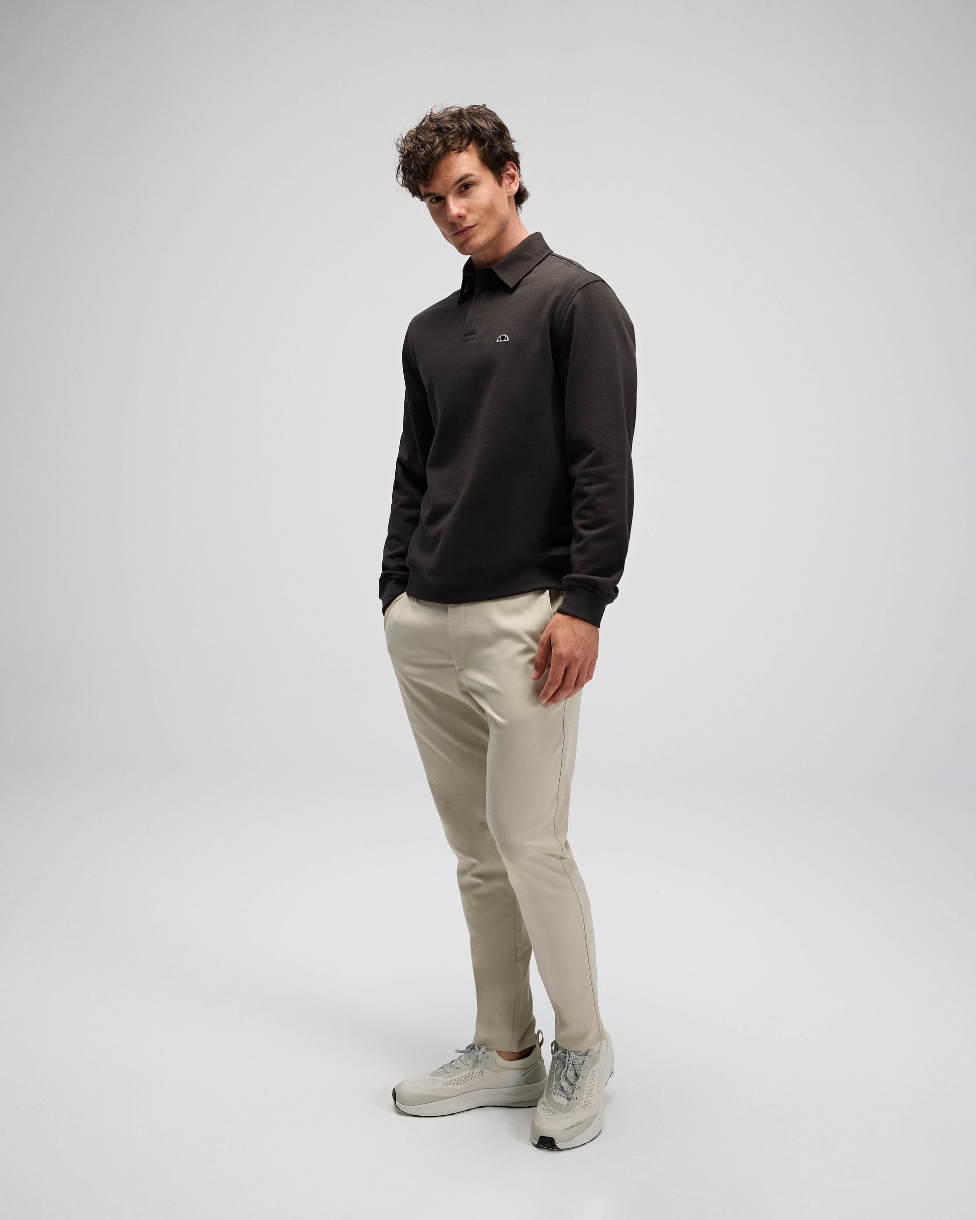 ELLESSE Erkek Haki Polo Sweatshirt EM607KH