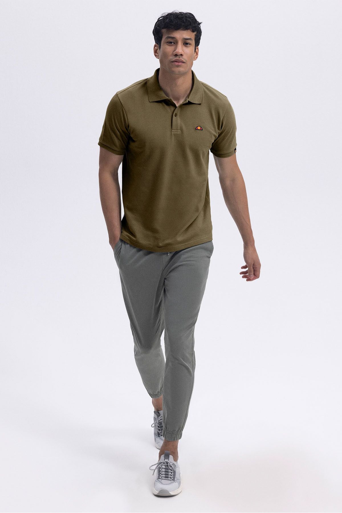 ELLESSE Erkek HAKİ POLO TİŞÖRT EM460-1
