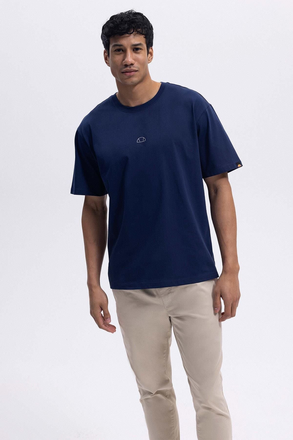 ELLESSE Erkek Lacivert Tişört EM376