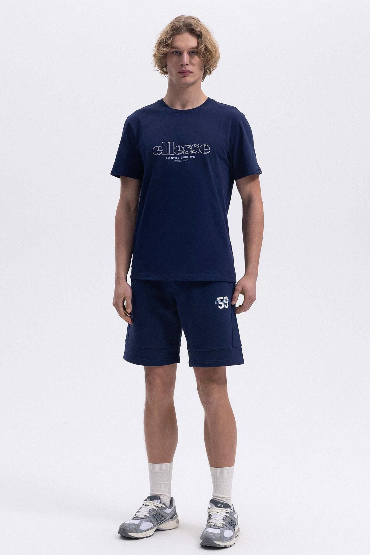 Ellesse Erkek Lacivert Tişört EM451