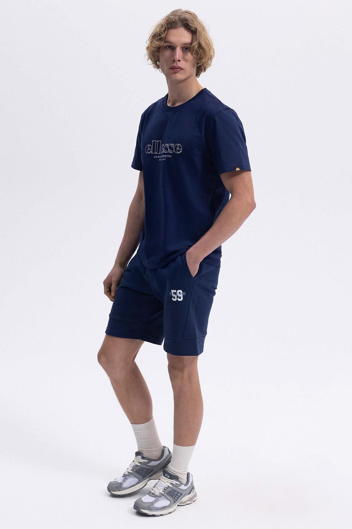 Ellesse Erkek Lacivert Tişört EM451
