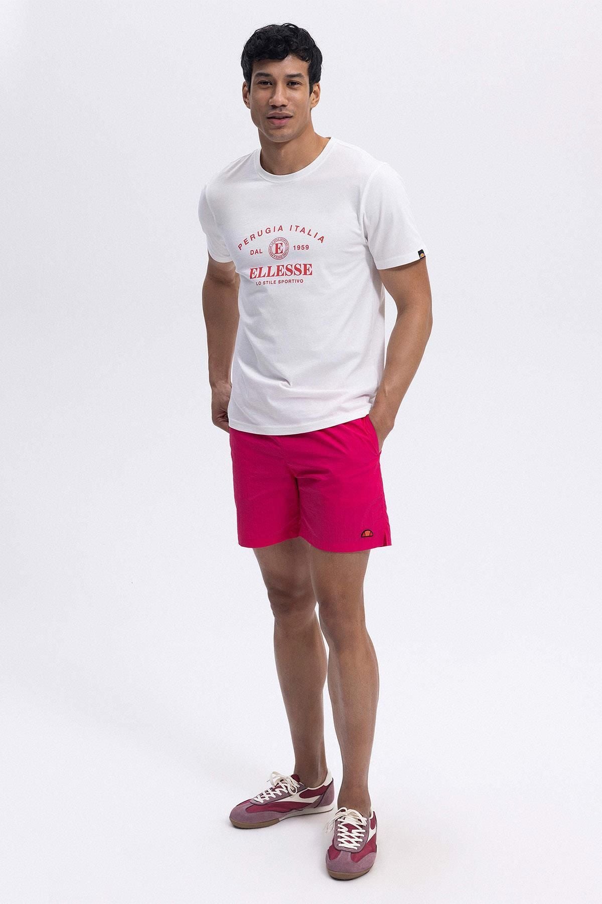 Ellesse Erkek Pembe Deniz Şortu EM463