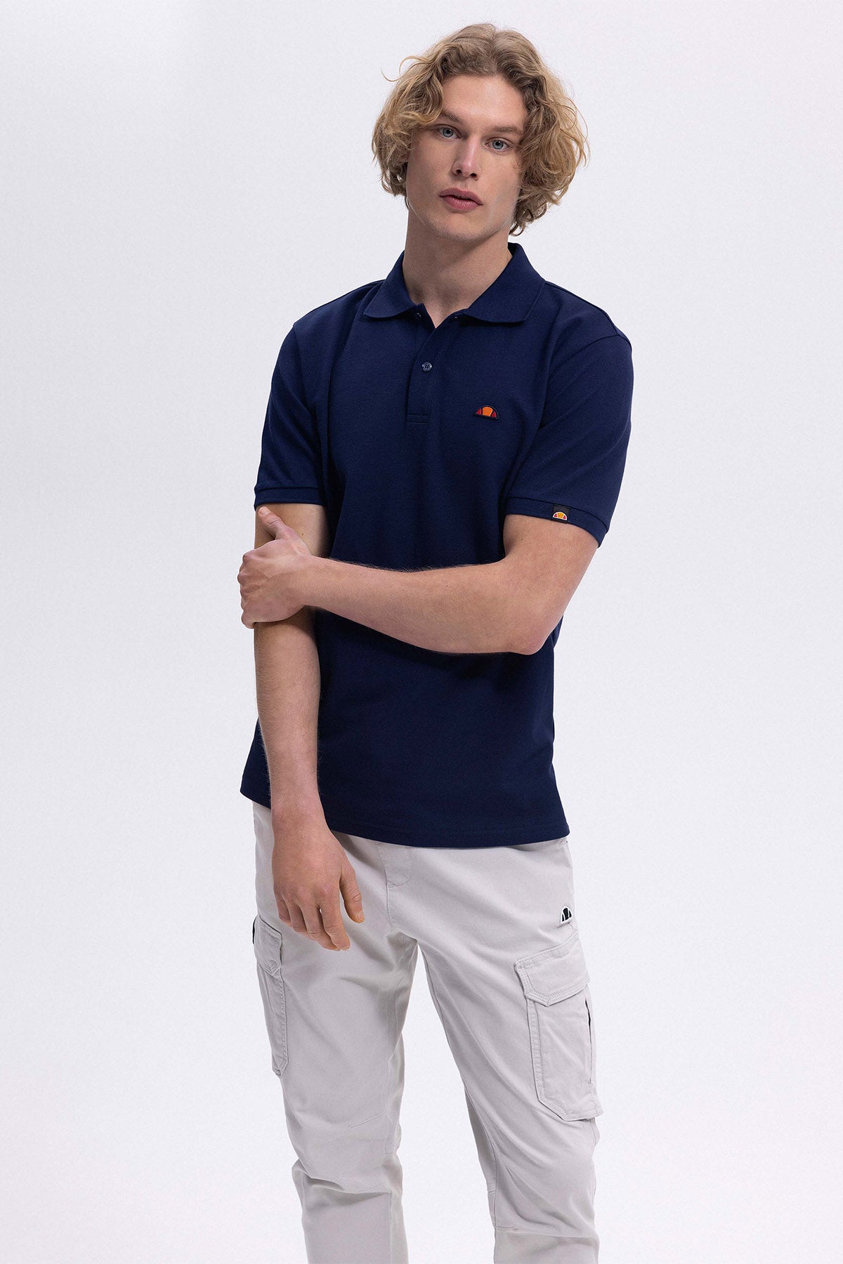 ELLESSE Erkek Lacivert Polo Tişört EM460