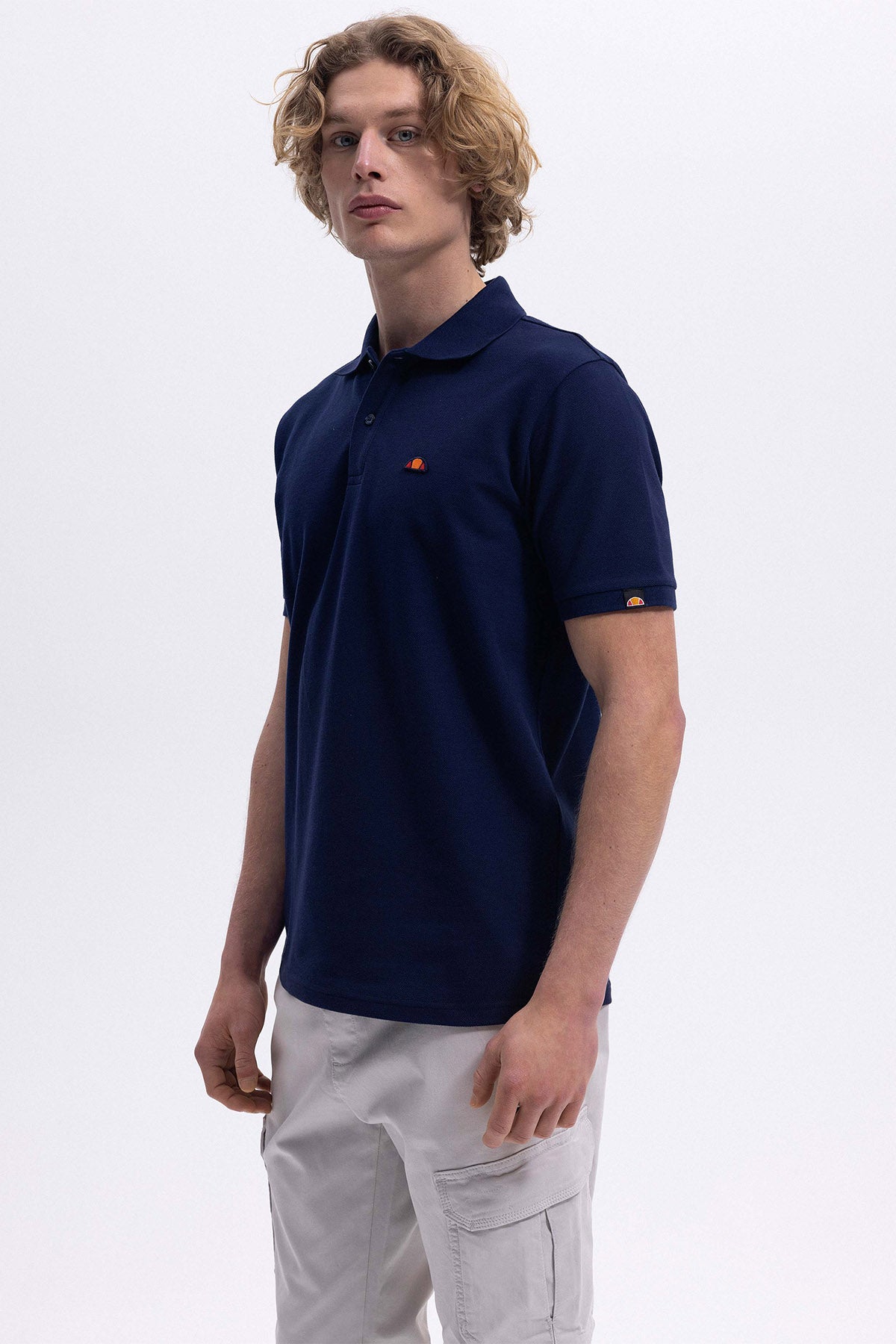 ELLESSE Erkek Lacivert Polo Tişört EM460