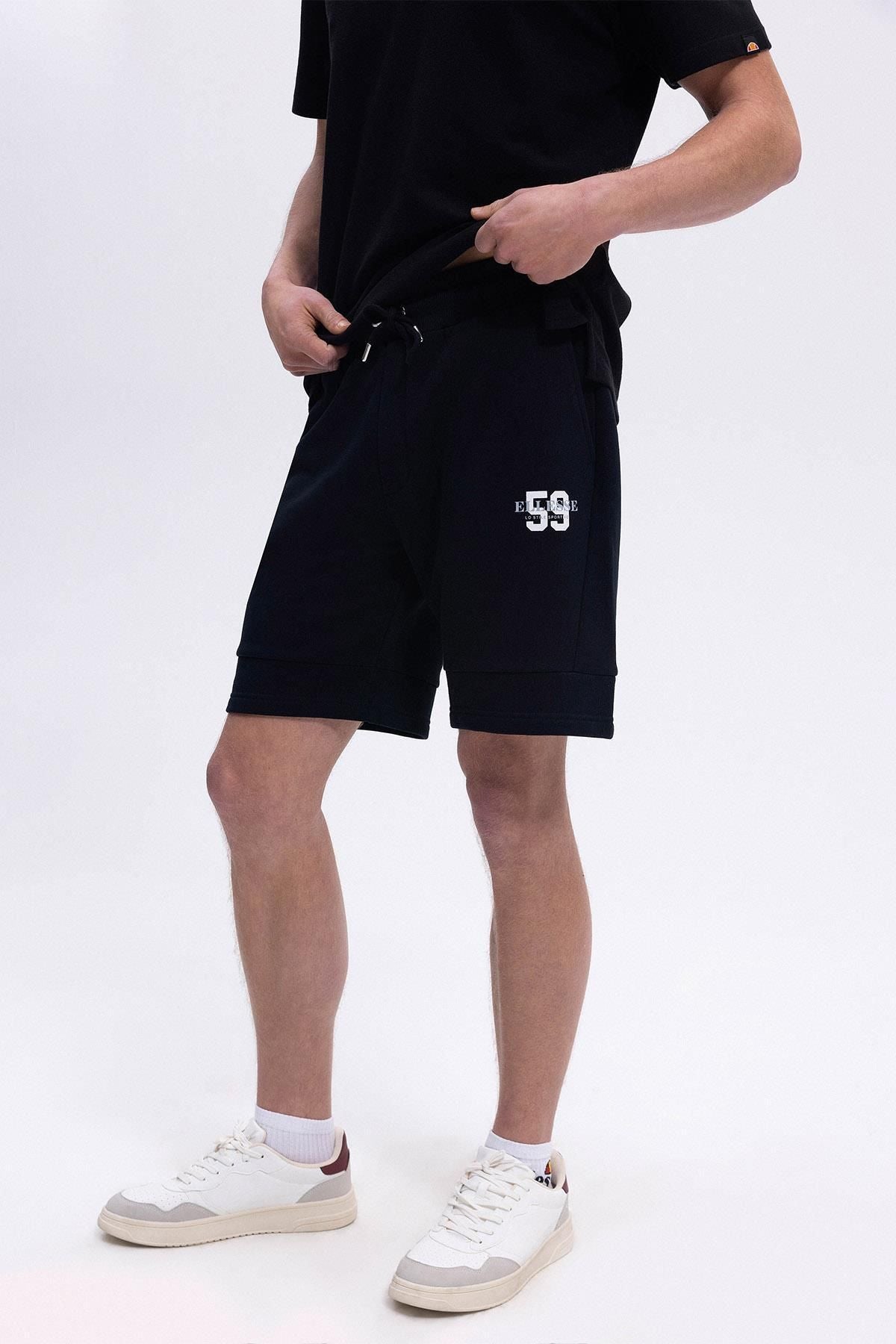 Ellesse Erkek Polo Yaka Siyah Tişört EM146