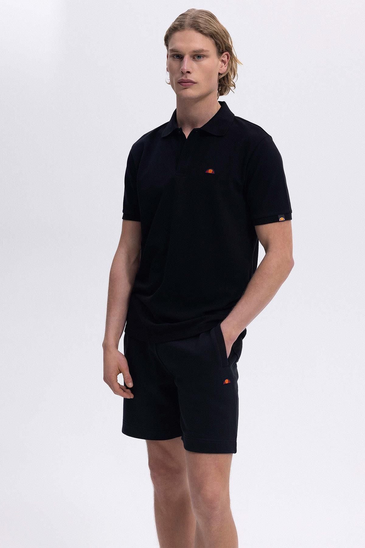 ELLESSE Erkek Siyah Polo Tişört EM460