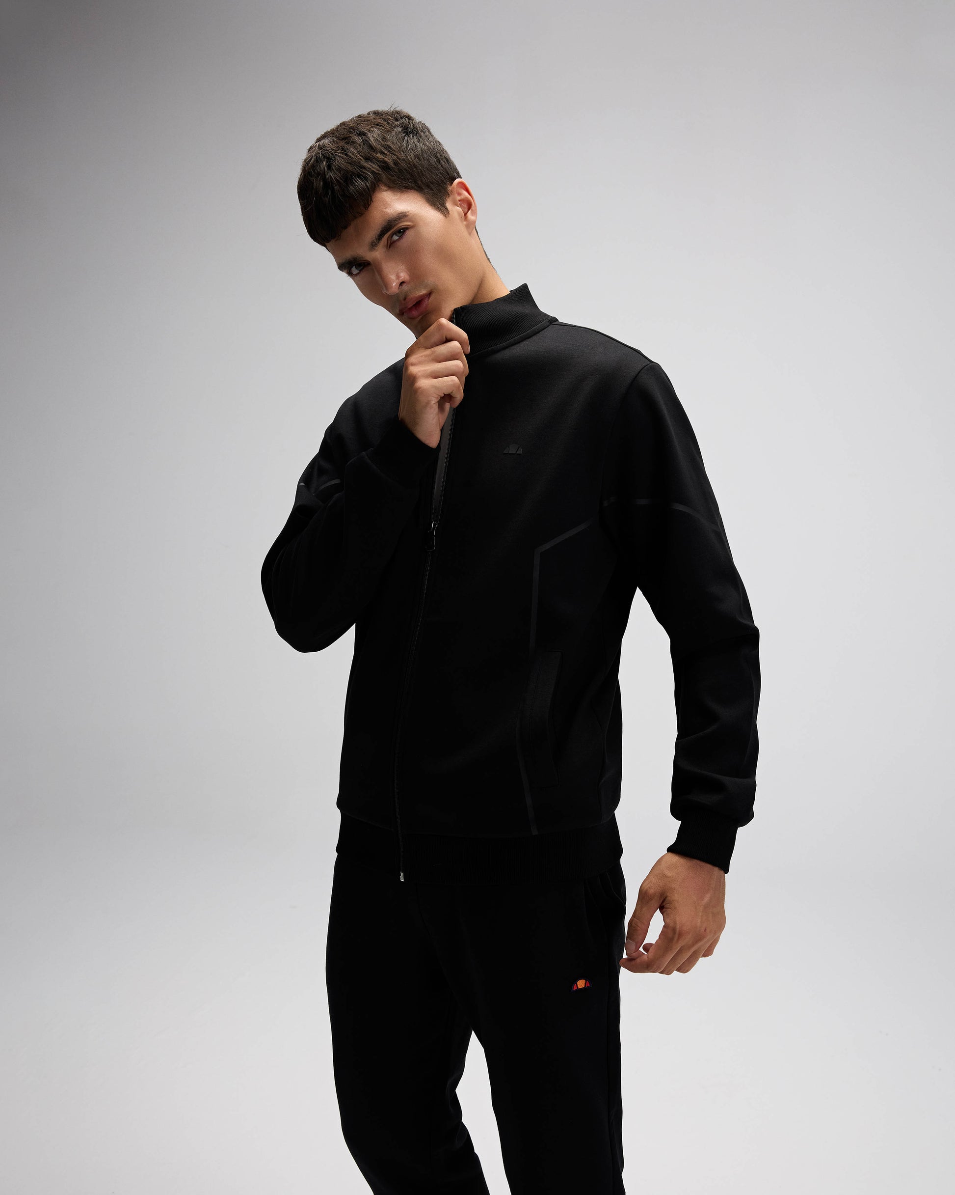 ELLESSE Erkek Siyah Fermuarlı Sweat EM545BK