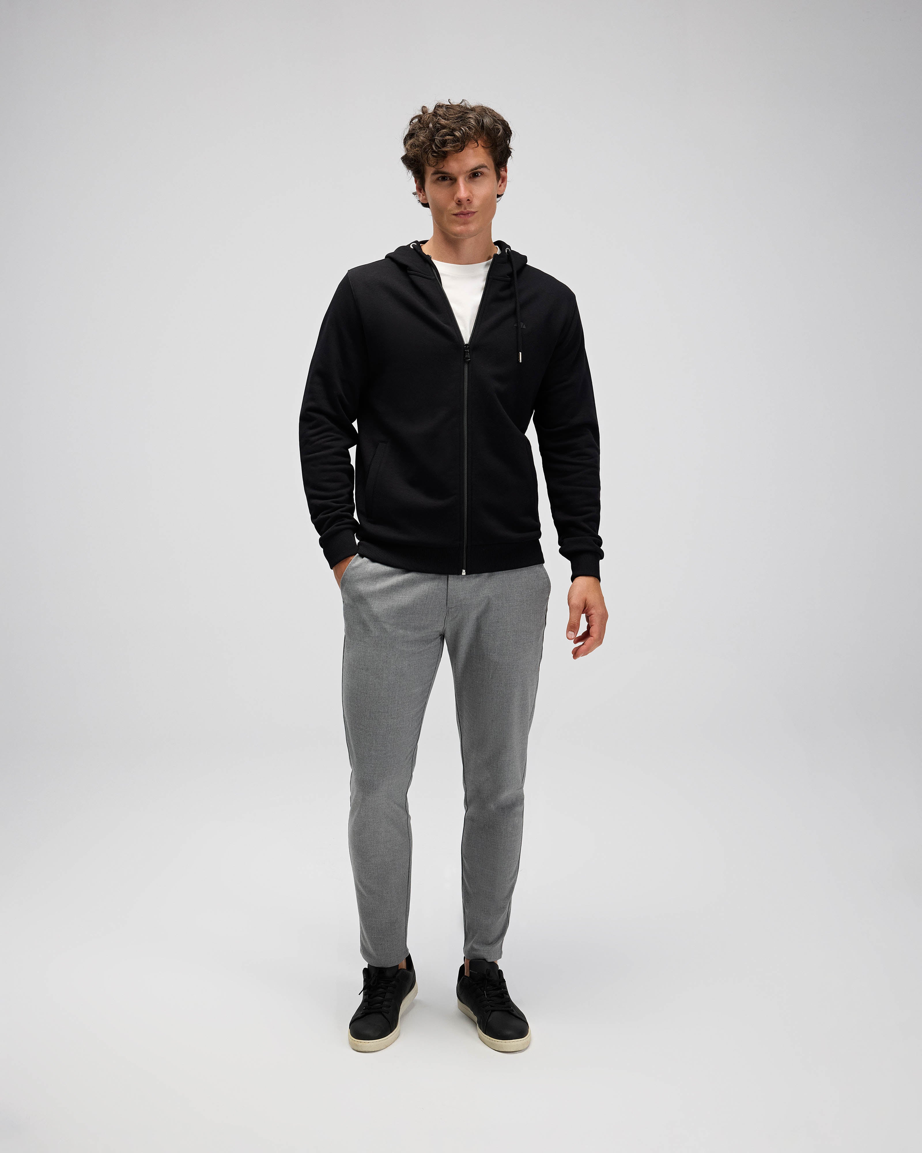 ELLESSE Erkek Siyah Kapüşonlu Sweat EM555BK