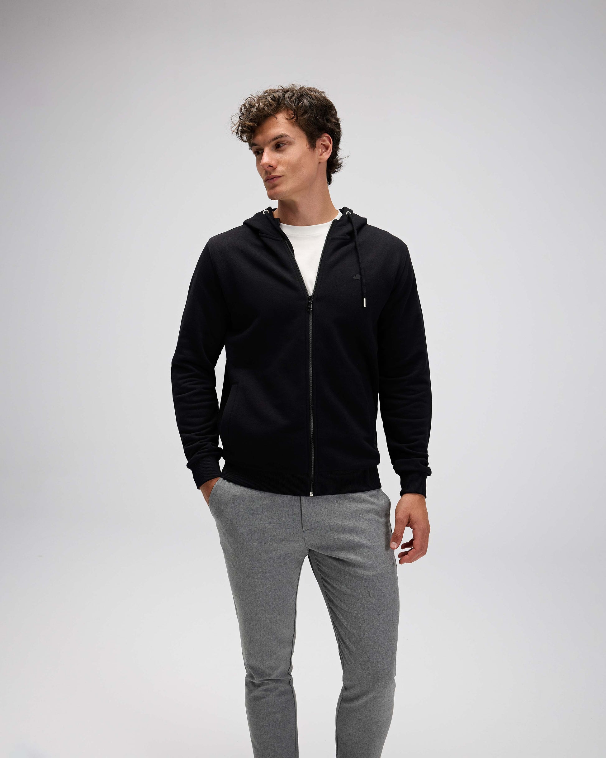 ELLESSE Erkek Siyah Kapüşonlu Sweat EM555BK