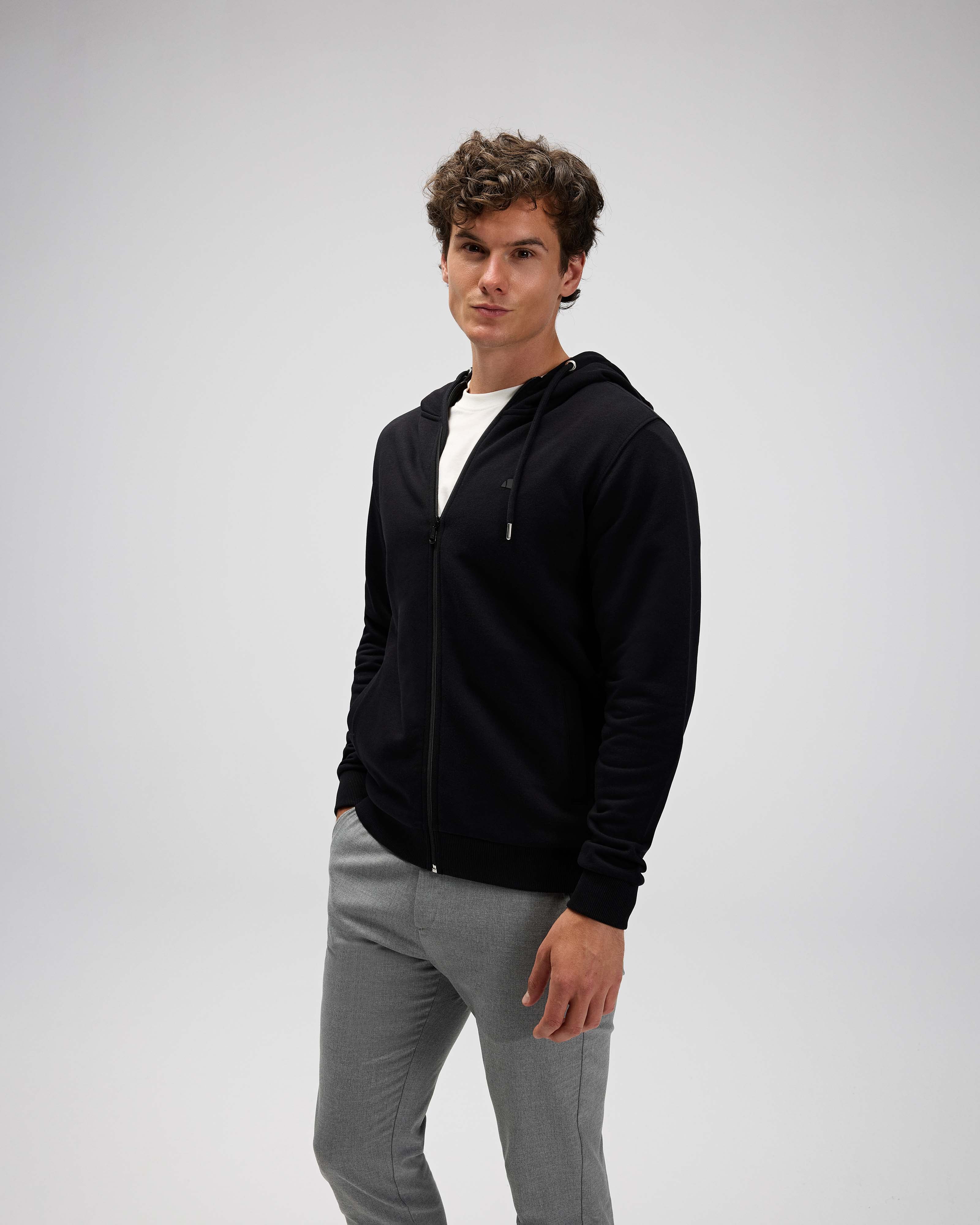 ELLESSE Erkek Siyah Kapüşonlu Sweat EM555BK