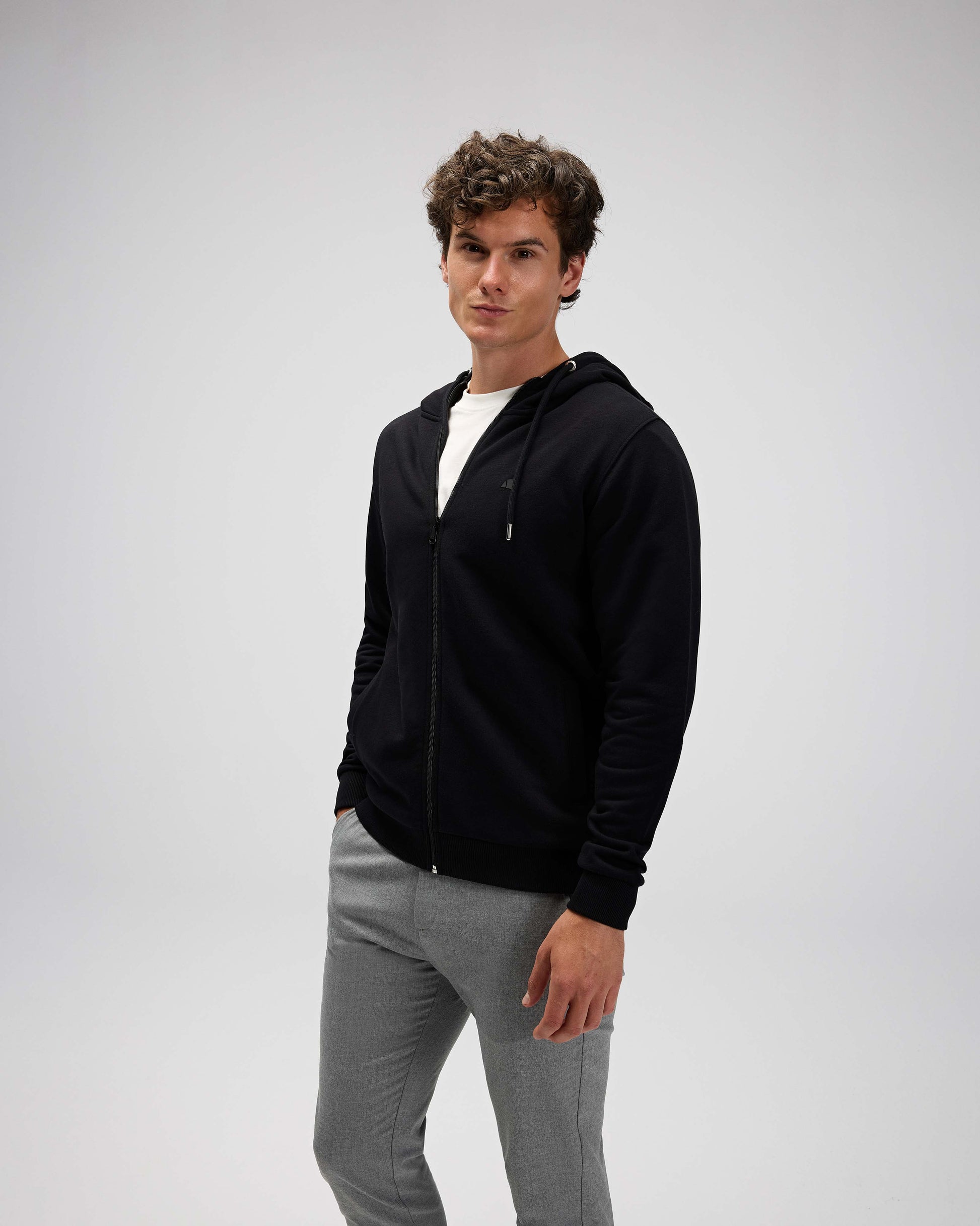 ELLESSE Erkek Siyah Kapüşonlu Sweat EM555BK