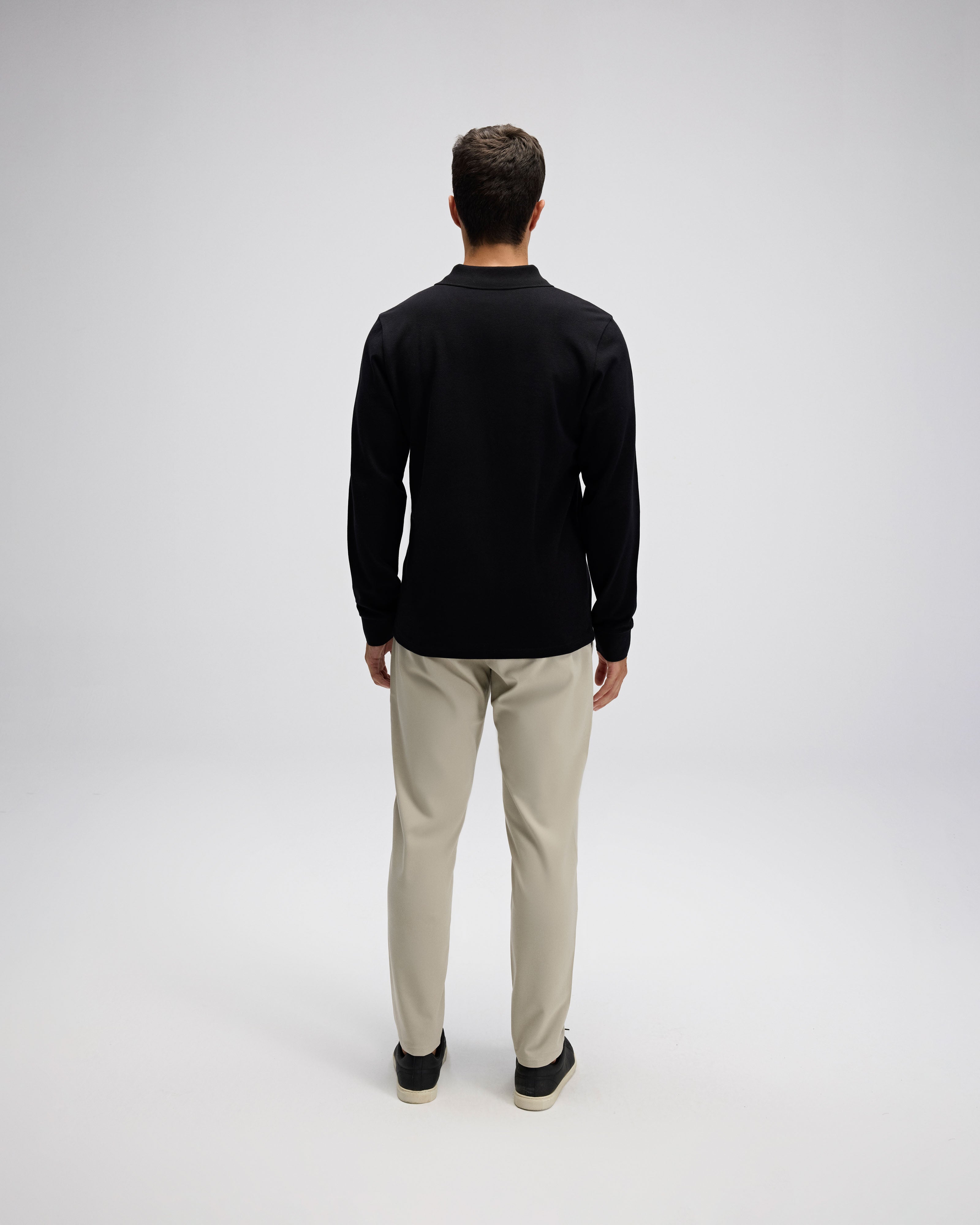 ELLESSE Erkek Siyah Polo Sweatshirt EM582BK