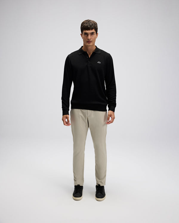 ELLESSE Erkek Siyah Polo Sweatshirt EM607BK