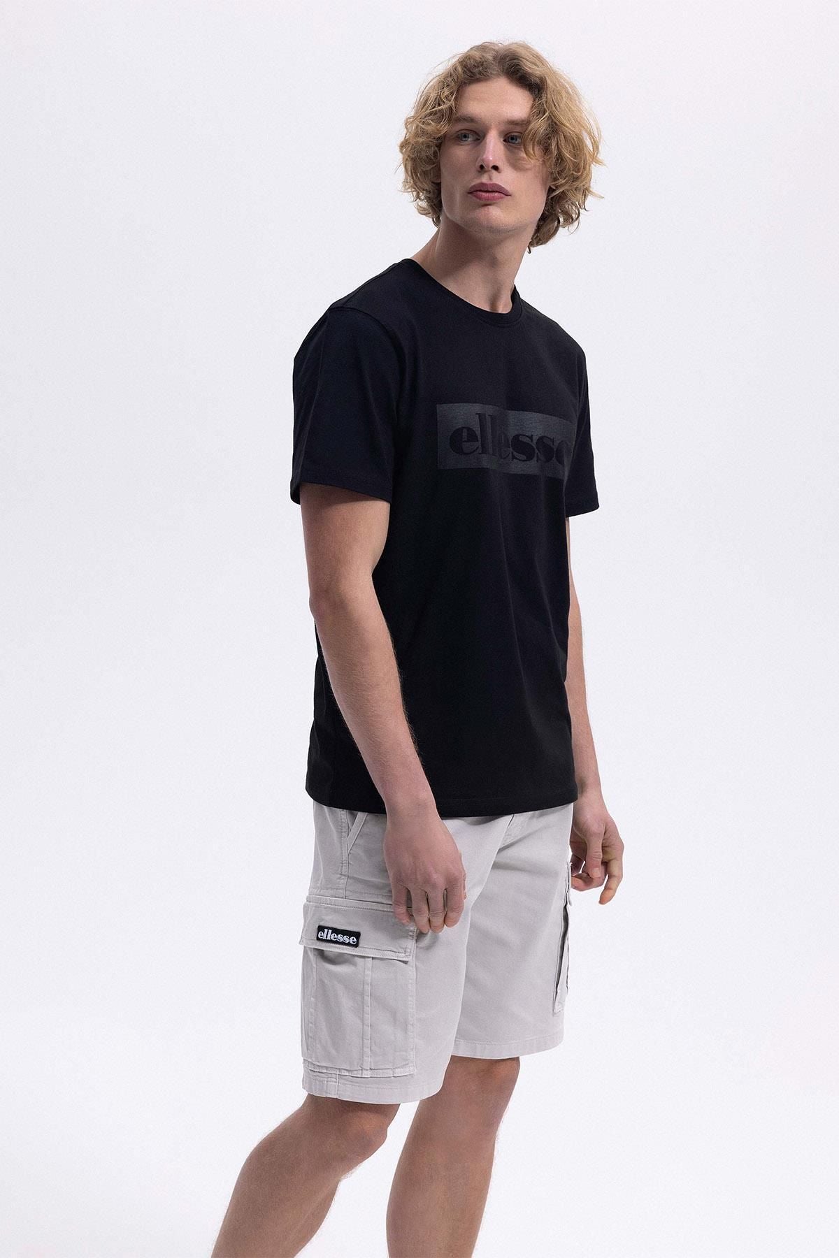 Ellesse Erkek Siyah Tişört EM589