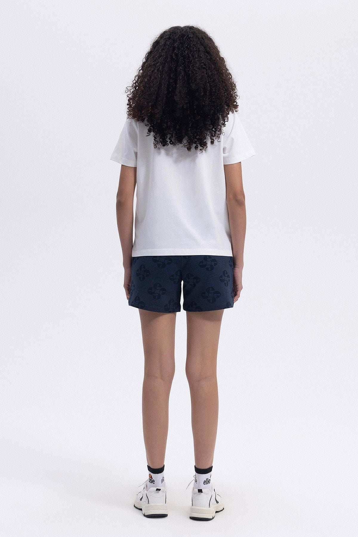 Ellesse Erkek Yuvarlak Yaka Beyaz Tişört EF444