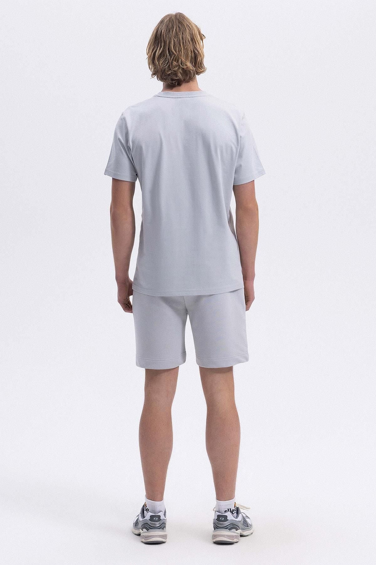 Ellesse Erkek Yuvarlak Yaka Gri Tişört EM462SGR