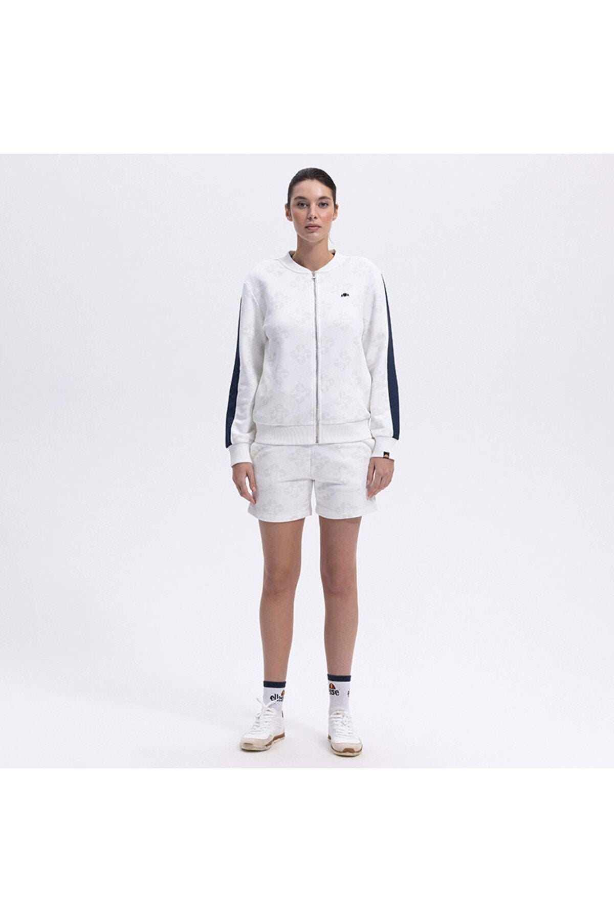 Ellesse Kadın Beyaz Fermuarlı Sweat EF375